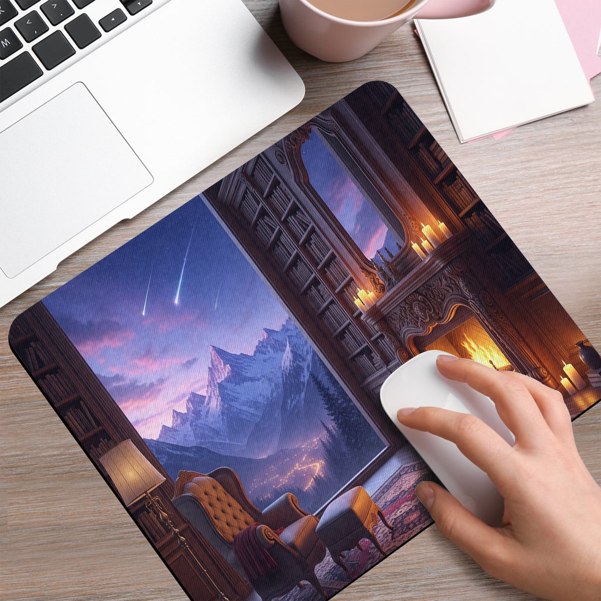 ACOTAR Velaris Desk Mat, City of Starlight Fantasy Large Desk Mat, A Court of Thorns and Roses Bookish Gift DMVLR02