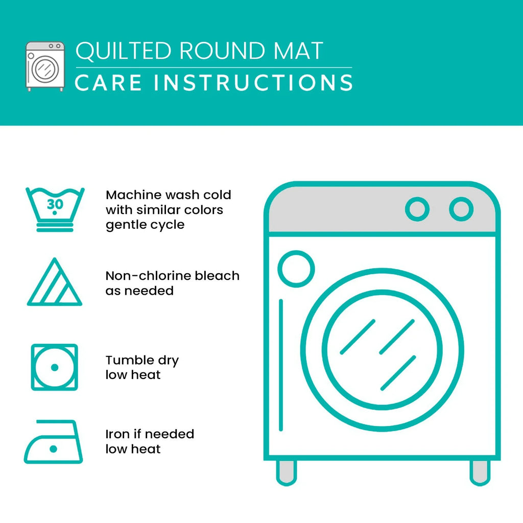 Mystic Flight Quilted Round Mat - QRVLR08