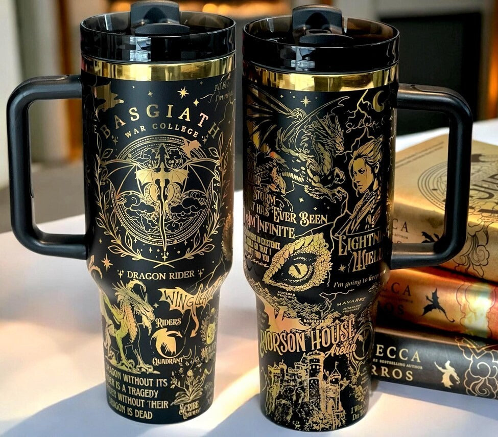 Basgiath War College Tumbler 30oz/40oz, The Empyrean Tumbler, Fourth Wing Tumbler. VLR54