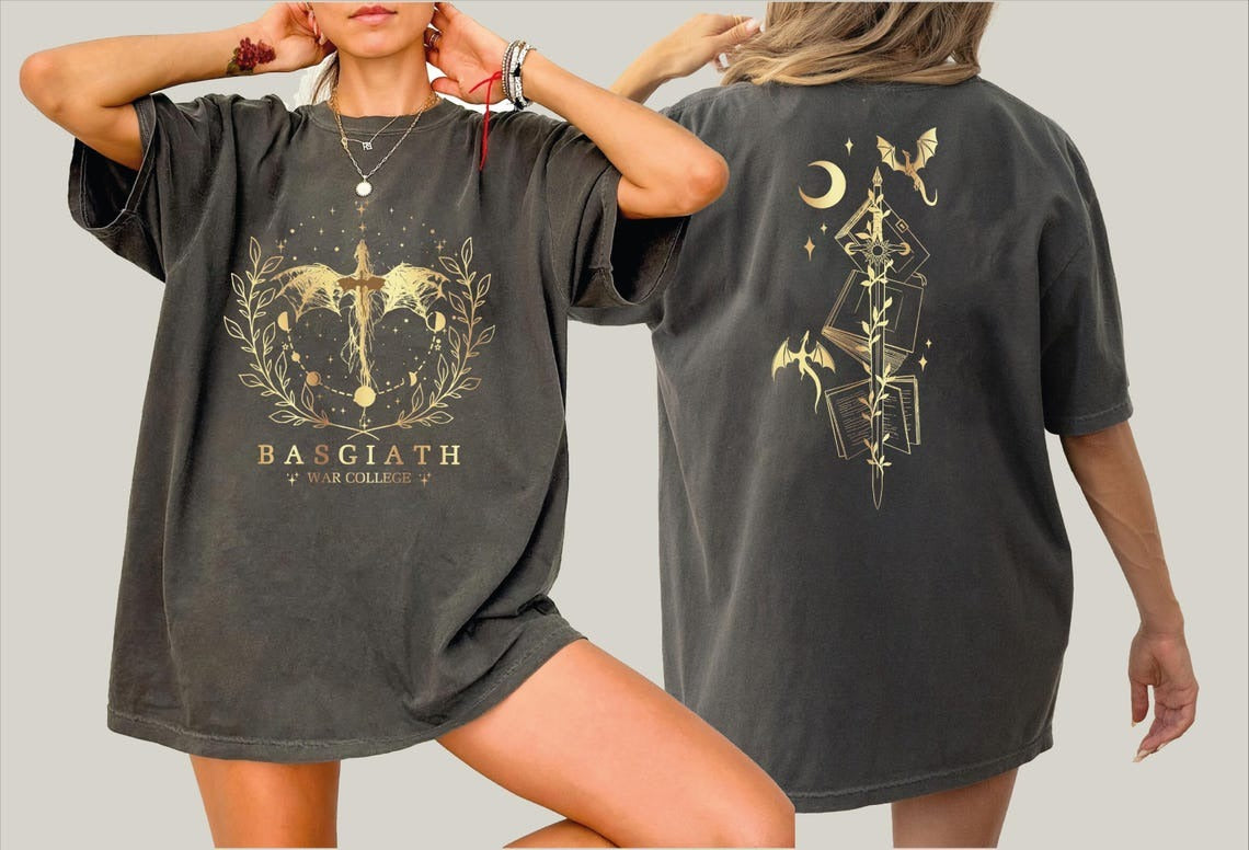 Fourth Wing Dragon Rider Comfort Colors Shirt, Riders Quadrant Shirt, Basgiath Shirt. CFVLR02