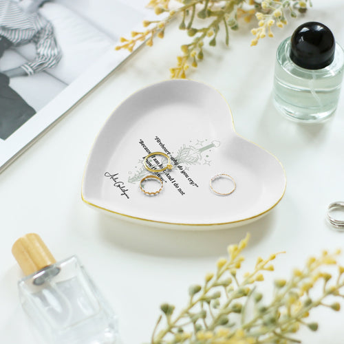 Aelin Galathynius Jewelry Dish, Sword Design, Ceramic Ring Dish, Fantasy Reader Decor JDVLR03