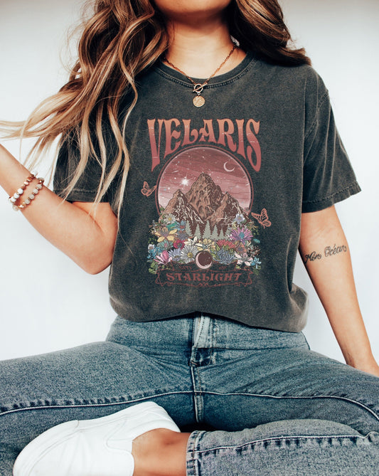 Velaris City of Starlight Shirt, Velaris Sweatshirt, ACOTAR Crewneck, The Night Court Tee, SJM Outfit, Gift for Her, House of Wind Book CFVLR70