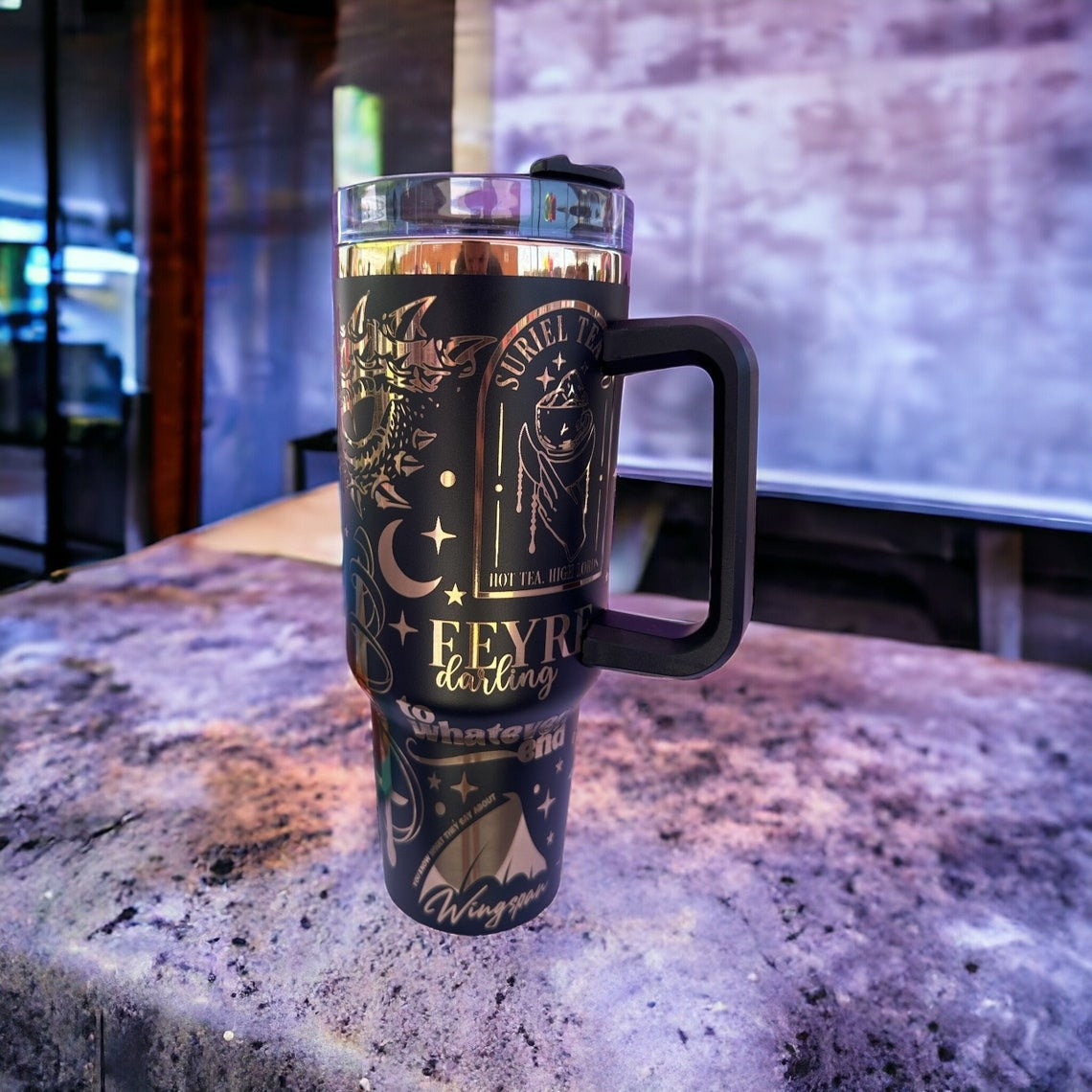 Velaris City of Starlight Tumbler 30oz/40oz, Acotar Tumbler, Velaris Bookish Gift. VLR01