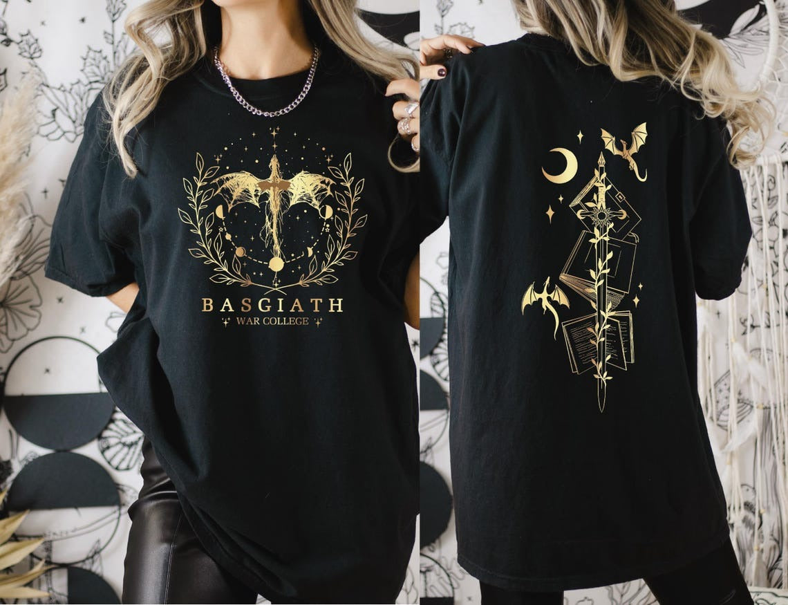 Fourth Wing Dragon Rider Comfort Colors Shirt, Riders Quadrant Shirt, Basgiath Shirt. CFVLR02