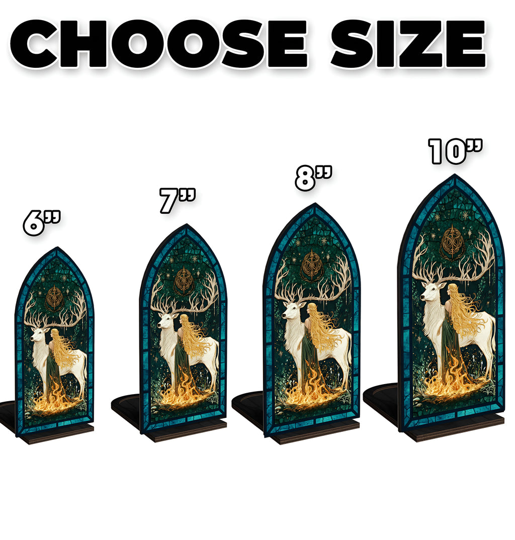 Aelin Throne of Glass Book Nook, Fantasy Decor, Stag and Fire Scene, Cozy Reading Light, Bookish Gift, Magical Home Accent BNVLR23