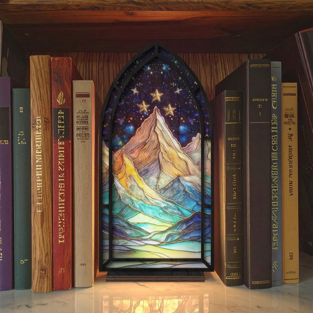 Fantasy Book Nook for Bookaholic, Acrylic Candle Holder, Fantasy Book Lover & Reader Gift, Bookshelf Decor, Library Decor, Bookish Gift BNVLR02