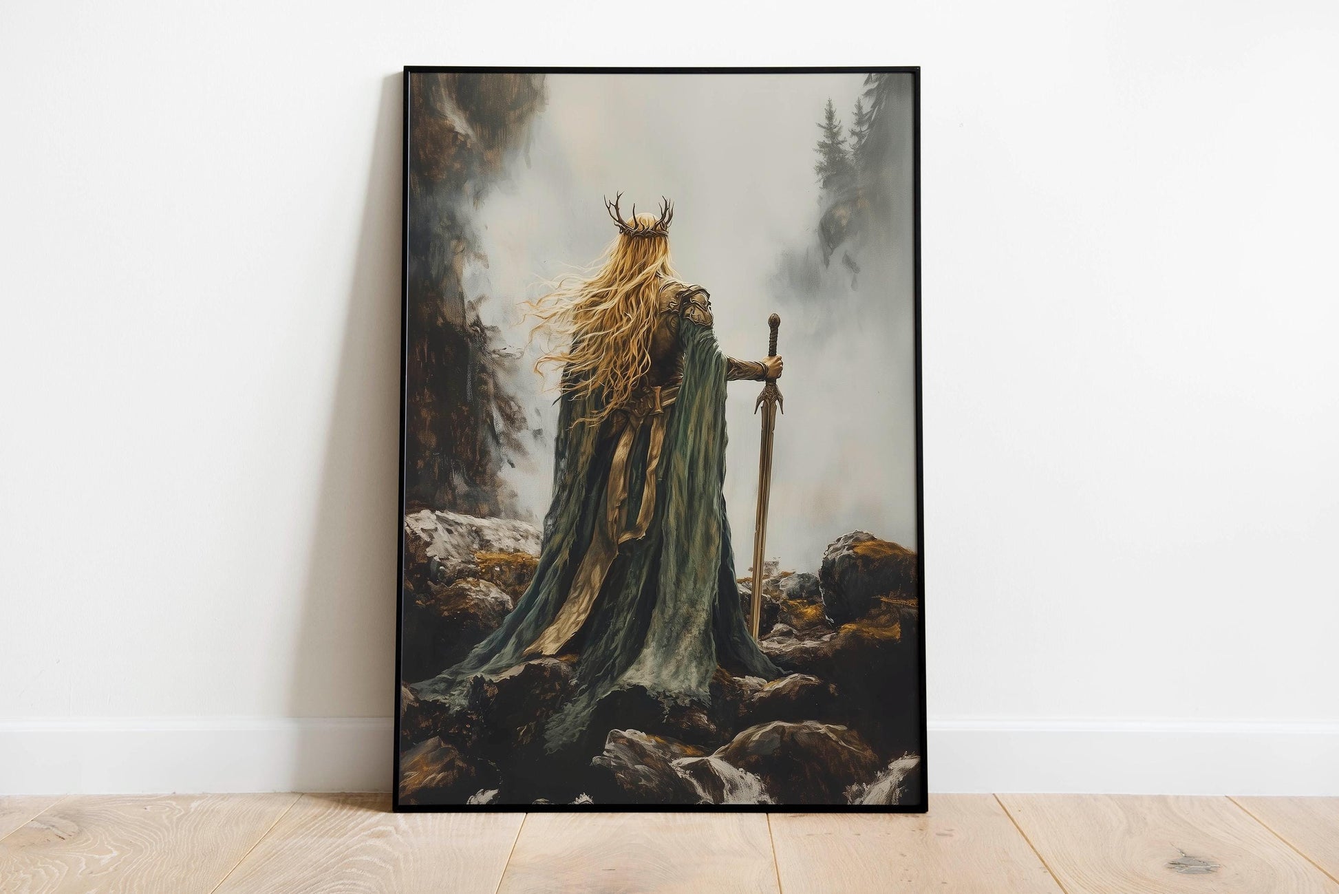 Throne of Glass Silhouette Poster Set of 3, Manon Blackbeak, Dorian Havilliard, Aelin Galathynius Art Prints, Sarah J Maas Wall Decor VLRP46