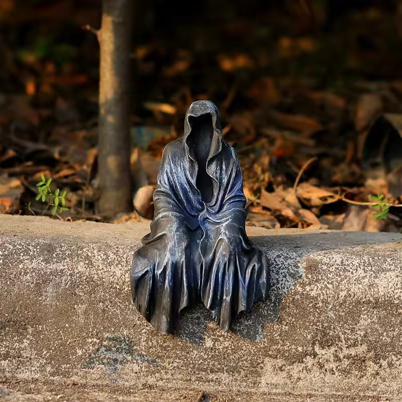 Suriel ACOTAR Bookcase Ornament Sitting Death Grim Reaper Ghost 3D Printed
