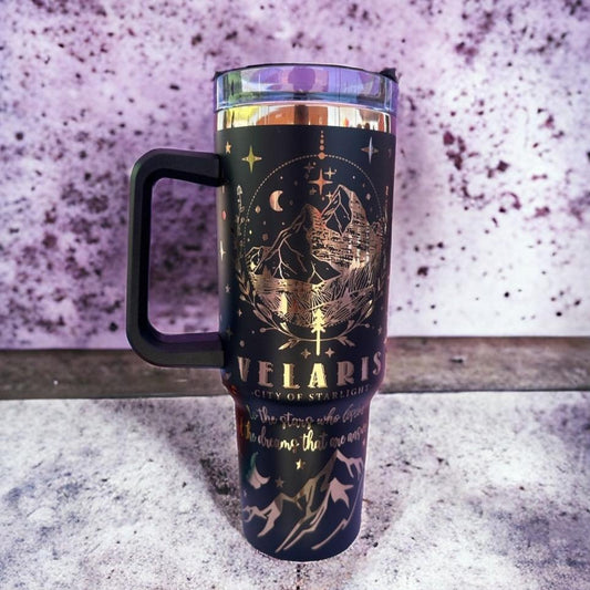 Velaris City of Starlight Tumbler 30oz/40oz, Starlight Tumbler 30oz/40oz, Velaris Bookish Gift. VLR01