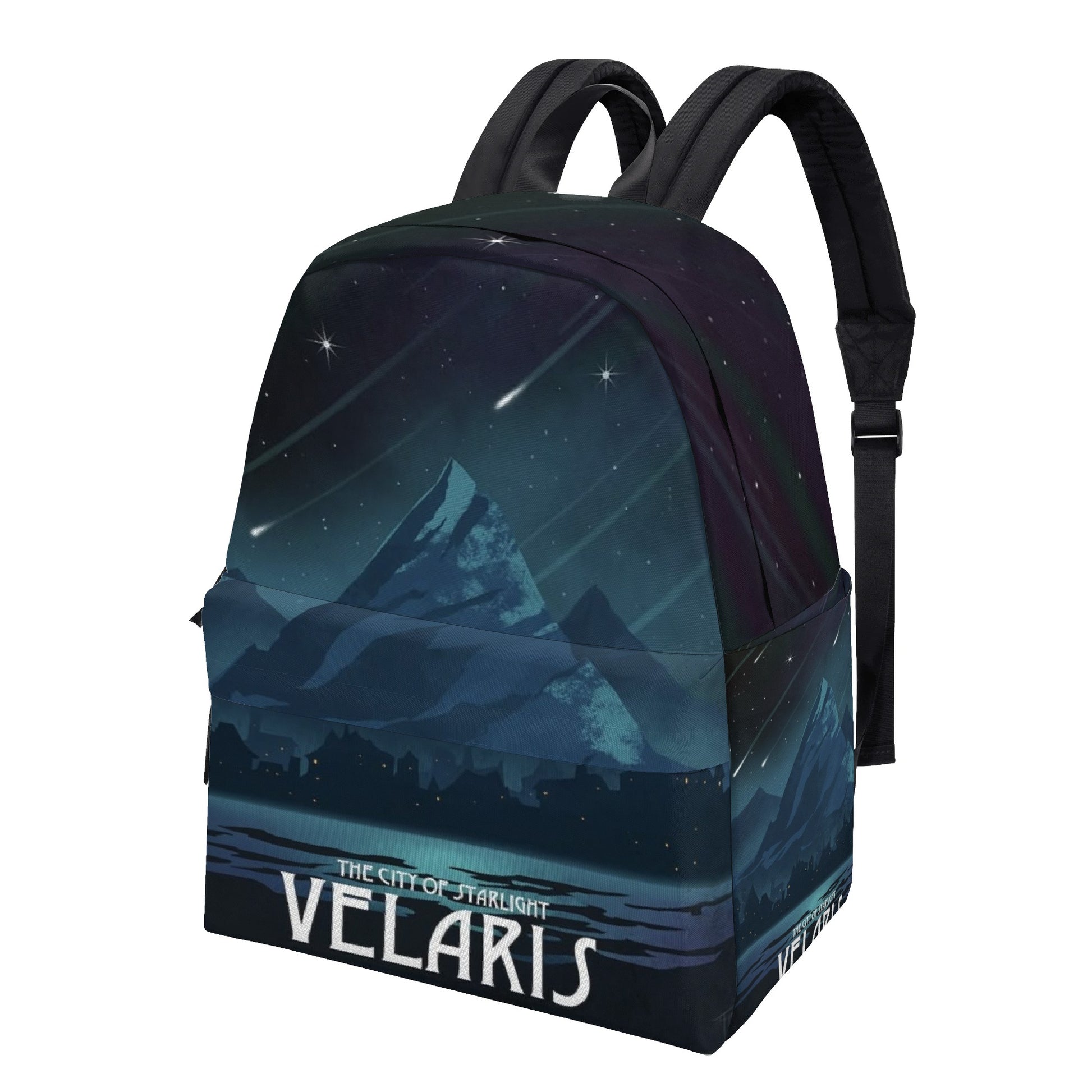 The city of starlight Velaris Backpack, ACOTAR Inspirational Quotes Backpack, Pastel Gradient School Bag, Book Lover Gift BPVLR36