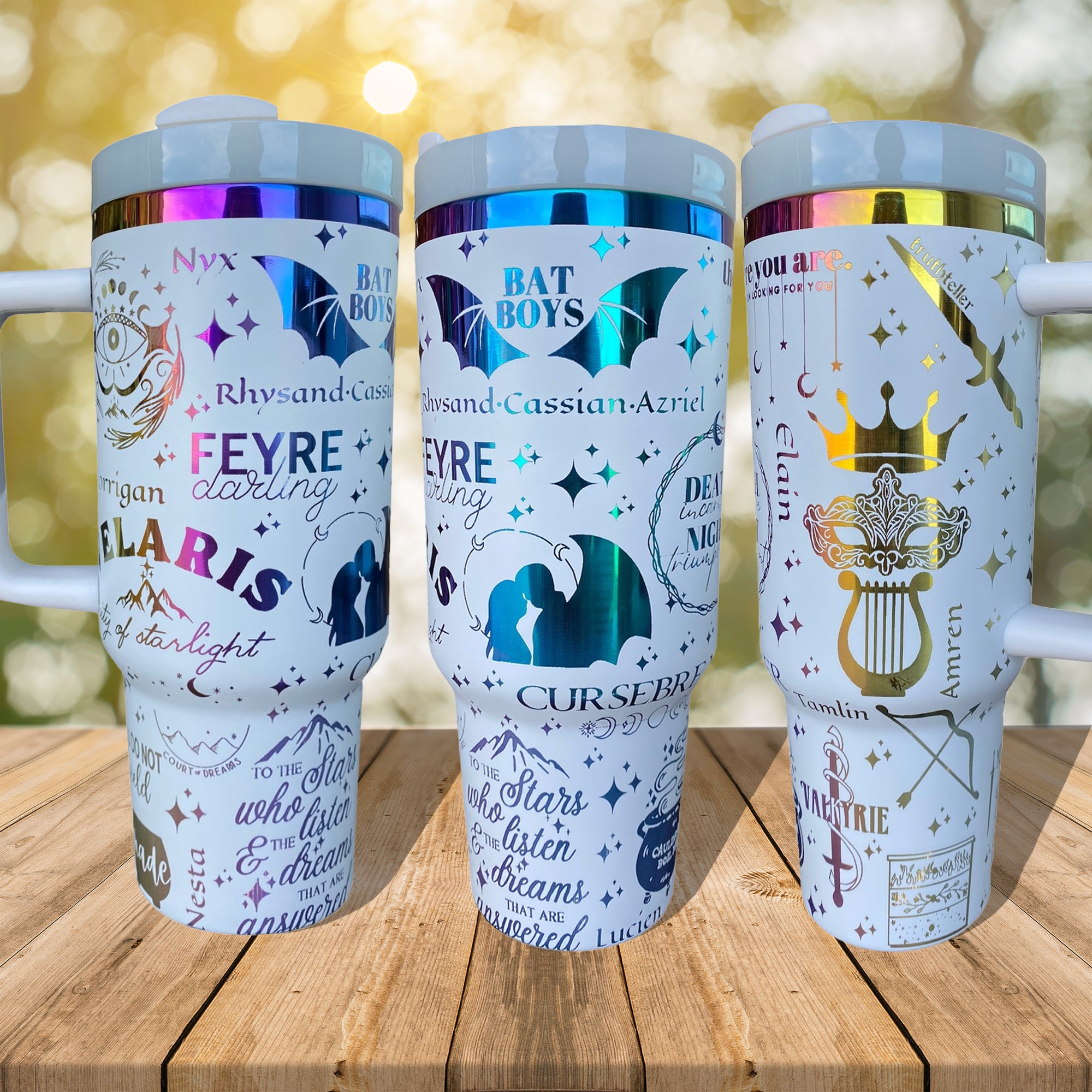 Velaris City Of Starlight Tumbler 30oz/40oz, Bat Boy Tumbler, Acotar Tumbler Gift. VLR13