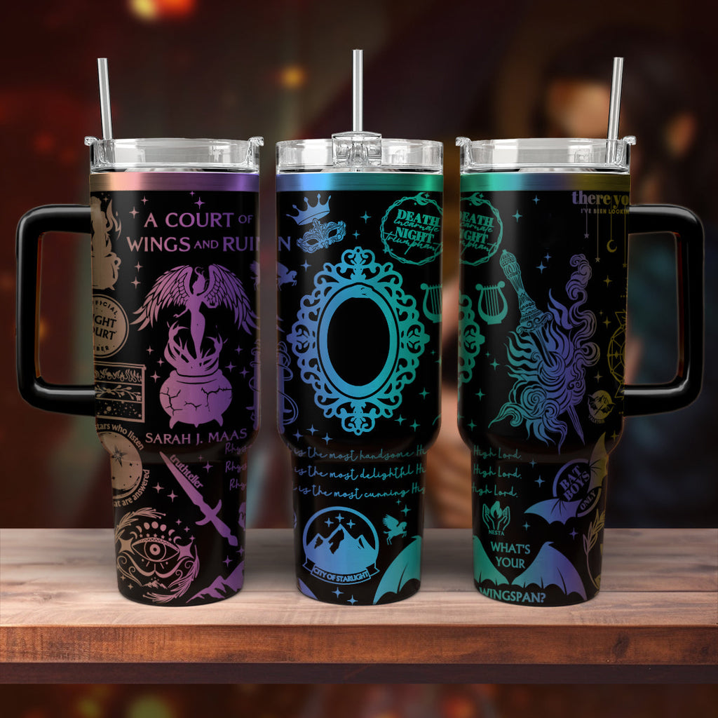 A Court of Wings and Ruin Tumbler 30oz/40oz, Velaris Tumbler, Velaris Bookish Gift. VLR33