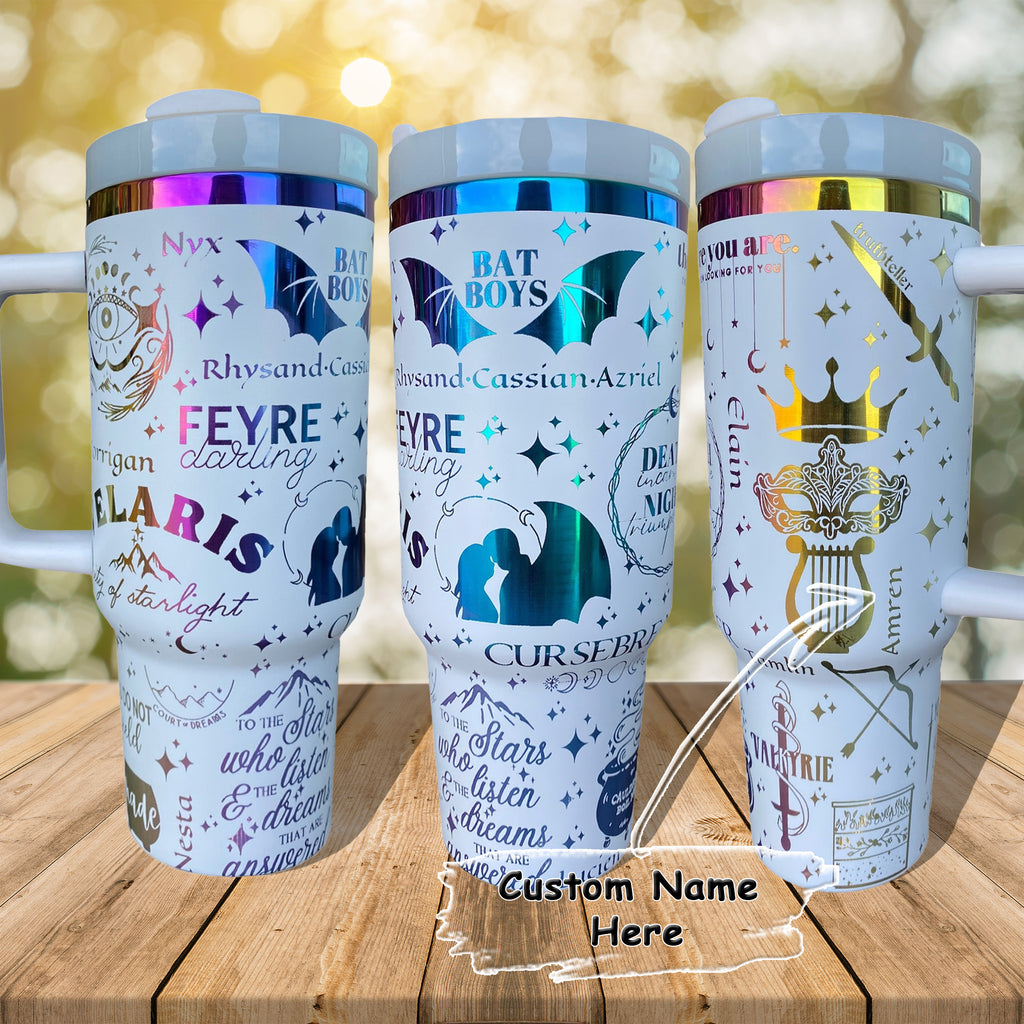 Velaris City Of Starlight Tumbler 30oz/40oz, Bat Boy Tumbler, Acotar Tumbler Gift. VLR13
