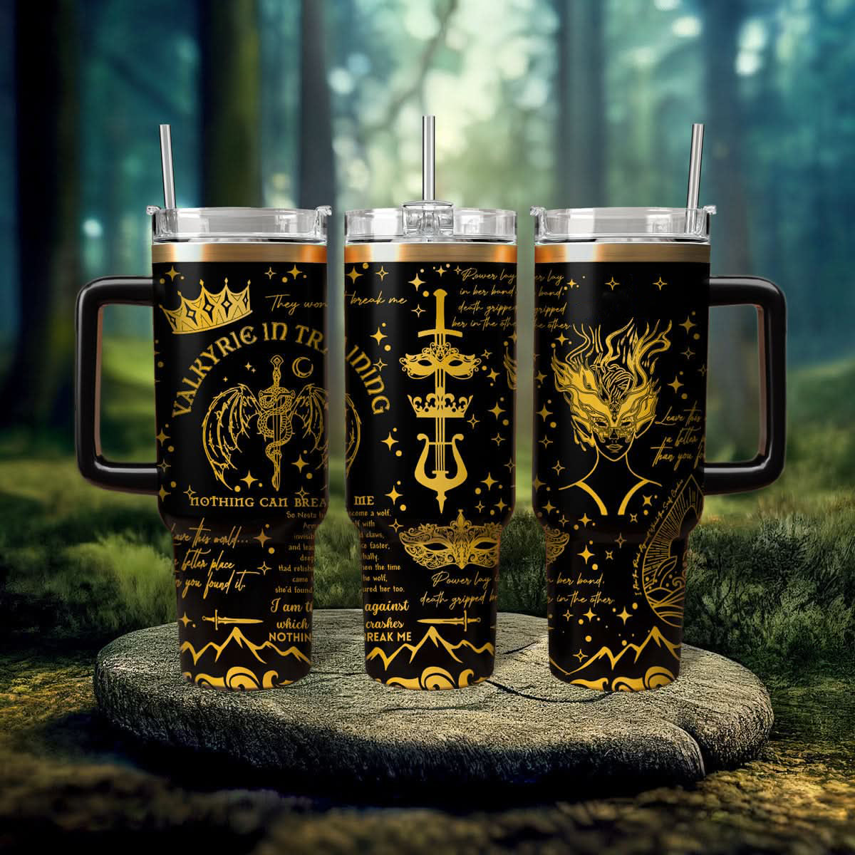 A Court of Silver Flames Tumbler 30oz/40oz, Velaris Tumbler, Velaris Bookish Gift. VLR34