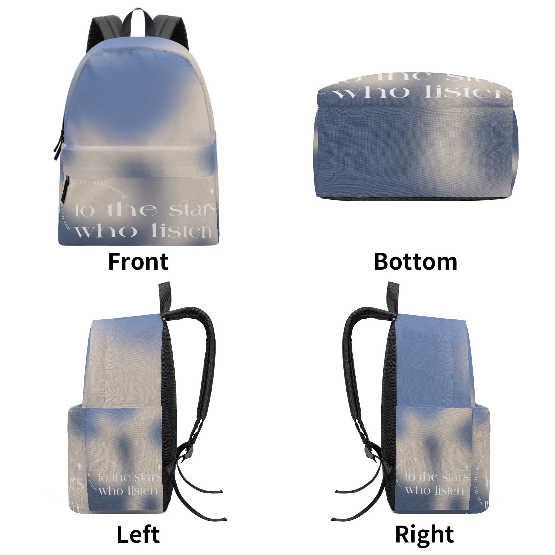 ACOTAR Backpack, To The Stars Inspirational Quote Backpack, Book Lover Gift BPVLR27