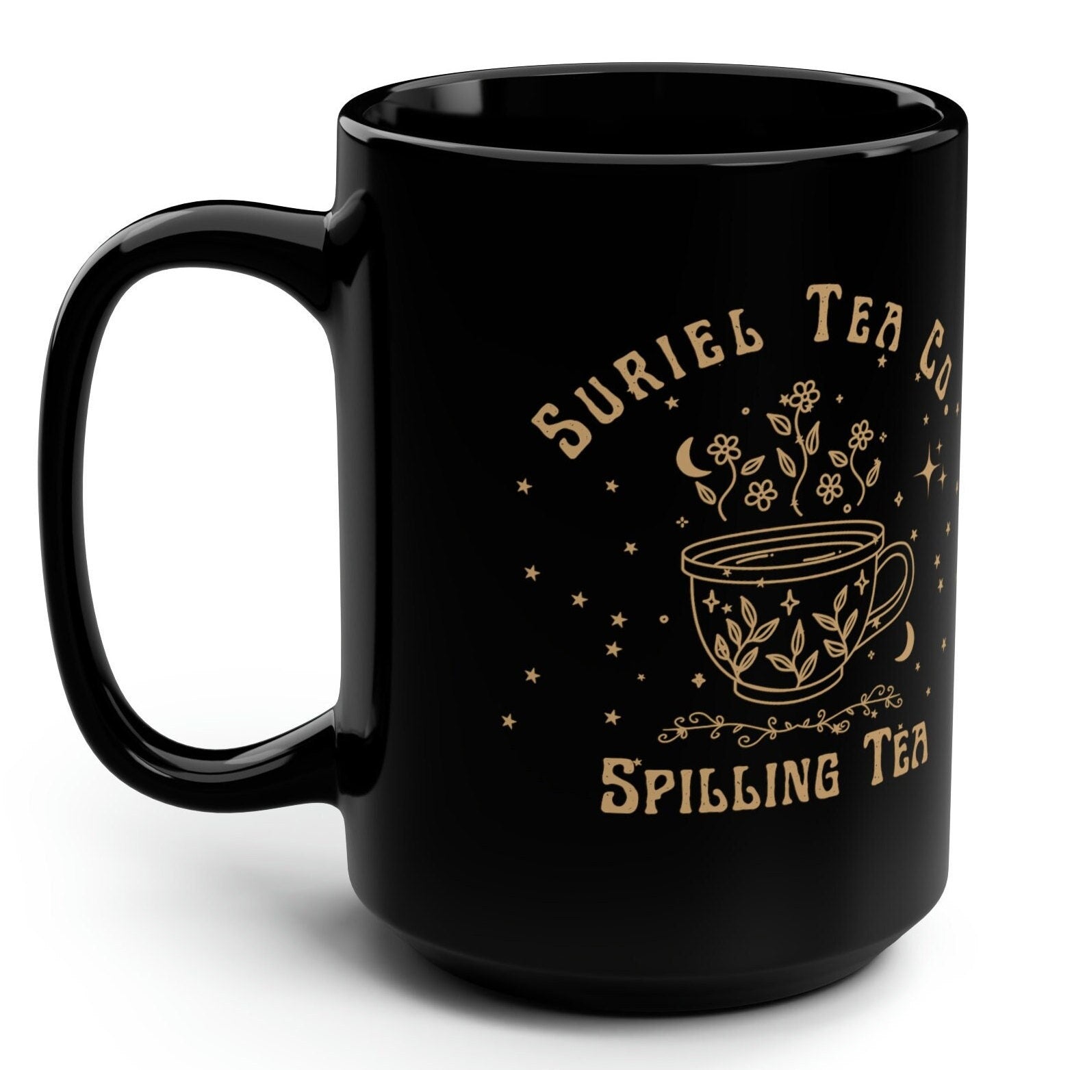 ACOTAR Mug, Suriel Spill The Tea, A Court of Thorns and Roses, SJM Merch, Bookish Gift For Her, Suriel Tea Co, Acotar Merch, Acotar Cup MGVLR33
