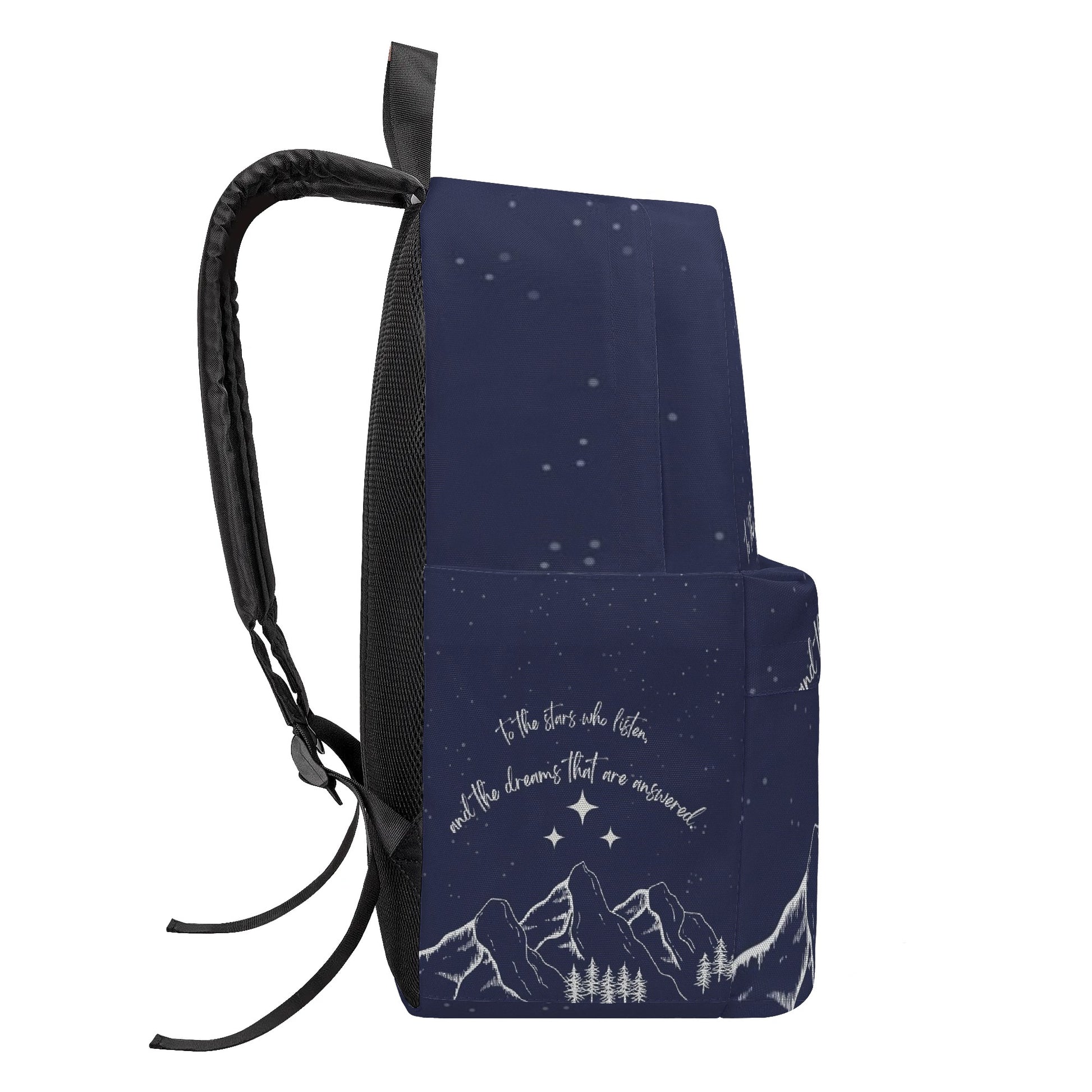 ACOTAR Velaris Inspired Backpack, To The Stars Inspirational Quote Backpack, Book Lover Gift BPVLR28
