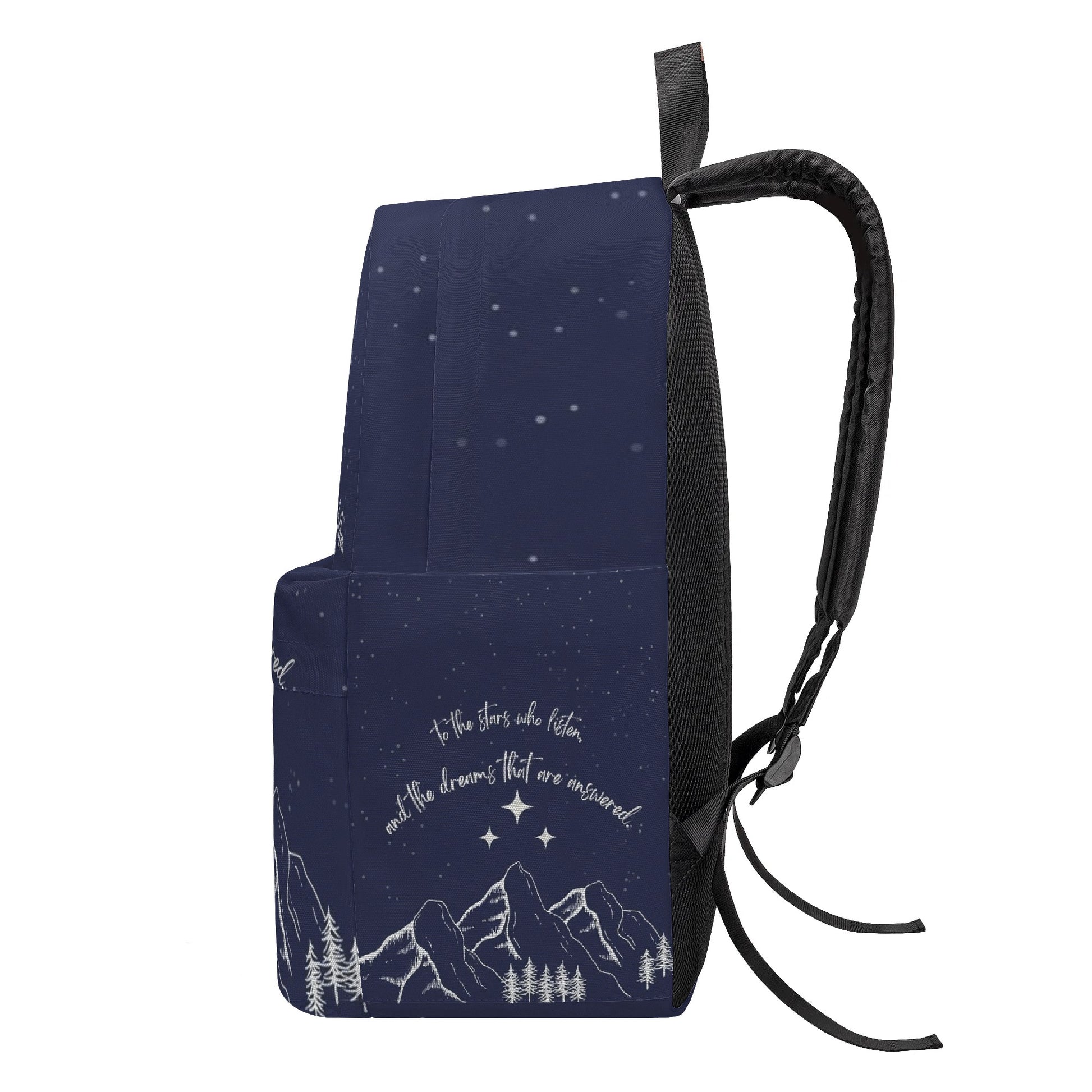 ACOTAR Velaris Inspired Backpack, To The Stars Inspirational Quote Backpack, Book Lover Gift BPVLR28