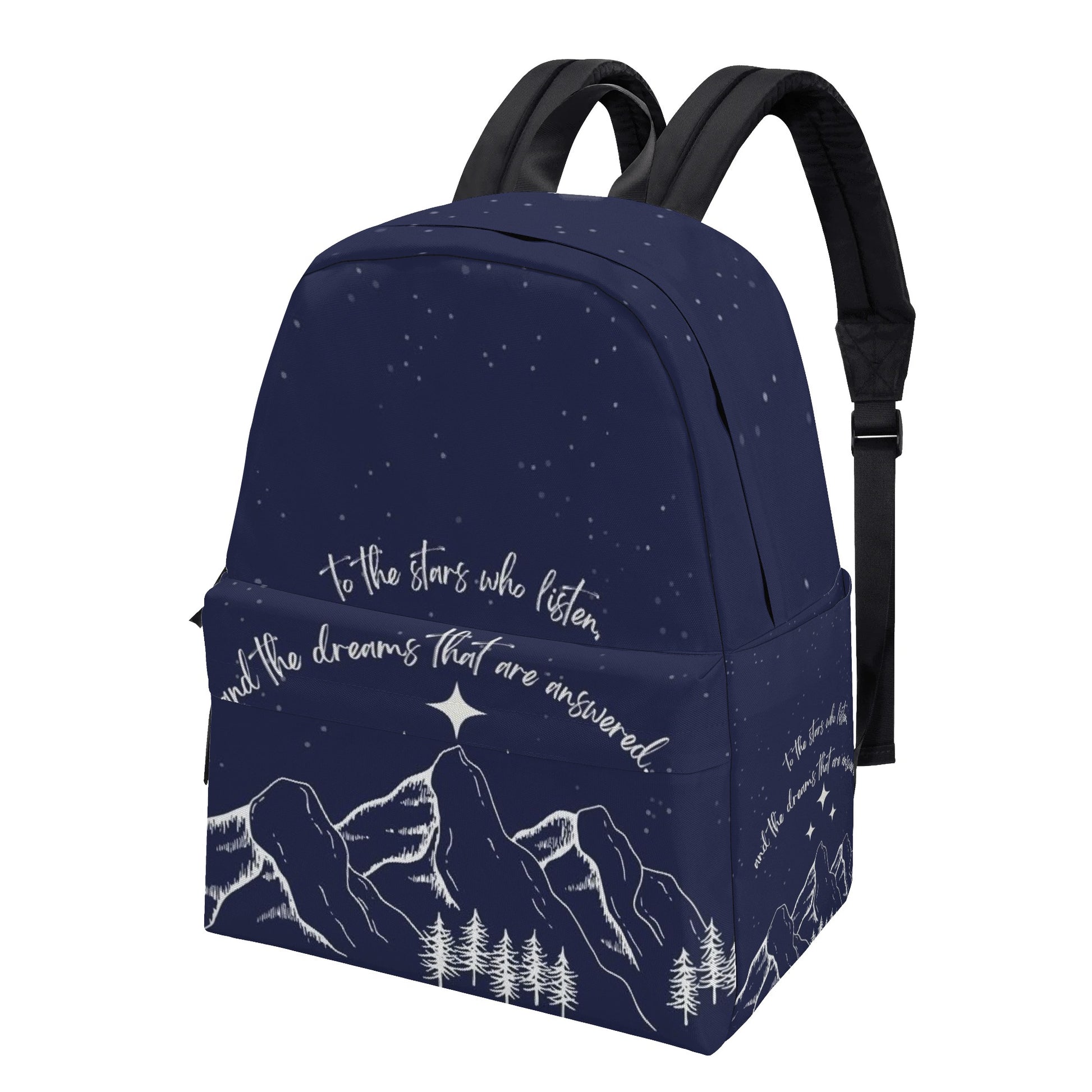 ACOTAR Velaris Inspired Backpack, To The Stars Inspirational Quote Backpack, Book Lover Gift BPVLR28