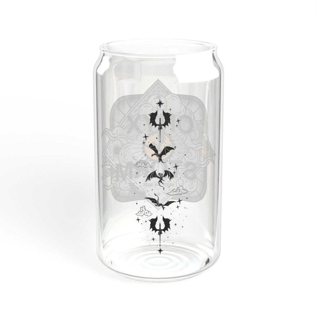 Fourth Wing cup Iced coffee cup Onyx Storm cup Fourth Wing fan Onyx Storm gift Book lover Gift for Her Fourth Wing Glass Tumbler Dragon Cup GLVLR31