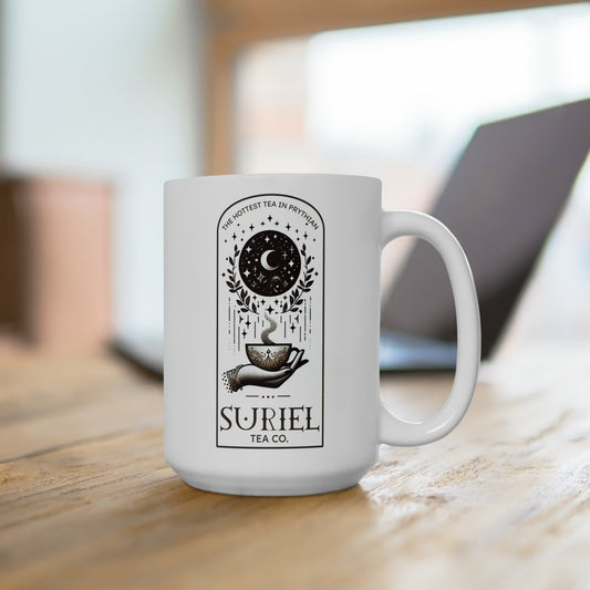 Suriel Tea Co Mug, ACOTAR Bookish Gift Booktok Smut Mug, Reading Gifts for Fantasy Cup Book Lover Gift for Women Reader gift, Suriel Velaris MGVLR34