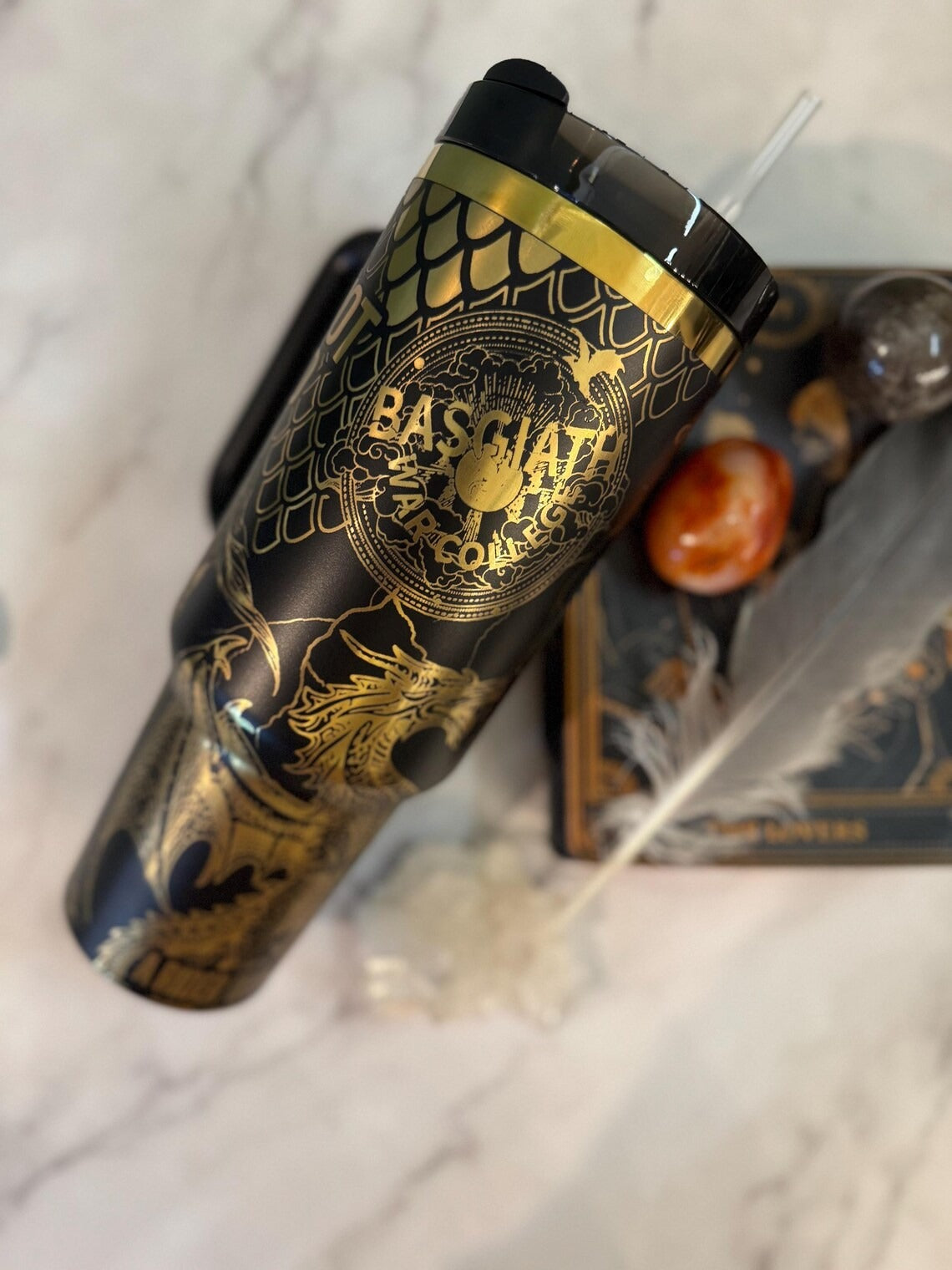 Basgiath War College Tumbler 30oz/40oz, Dragon Rider Tumbler, Fourth Wing Tumbler. VLR39