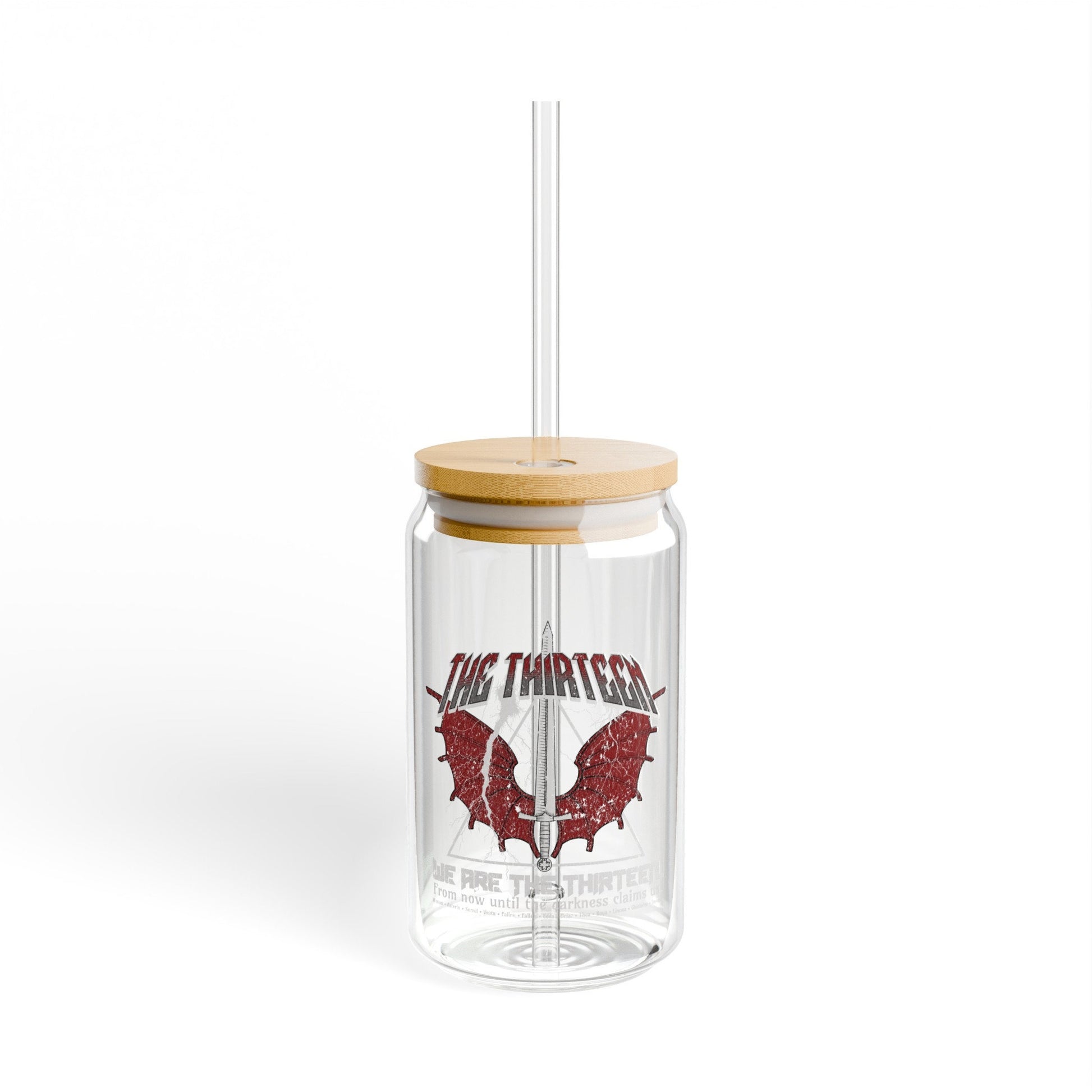 We Are The Thirteen Throne of Glass Tumbler Bookshelf Decor Iced Coffee Cup Officially Licensed Sarah J Maas Merch Officially Licensed GLVLR34