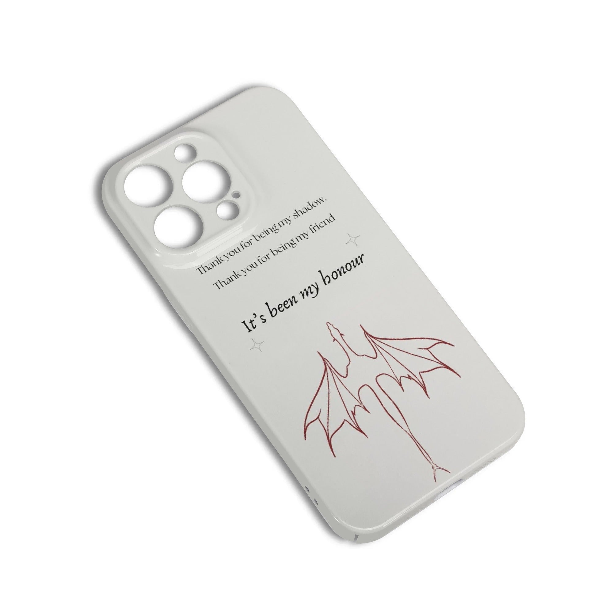 "It's been my honour" Quote Inspired Magical Sword Design, Fourth Wing Phone Case, Fantasy Novel iPhone Cover, Book Lover Gift  PCVLR35