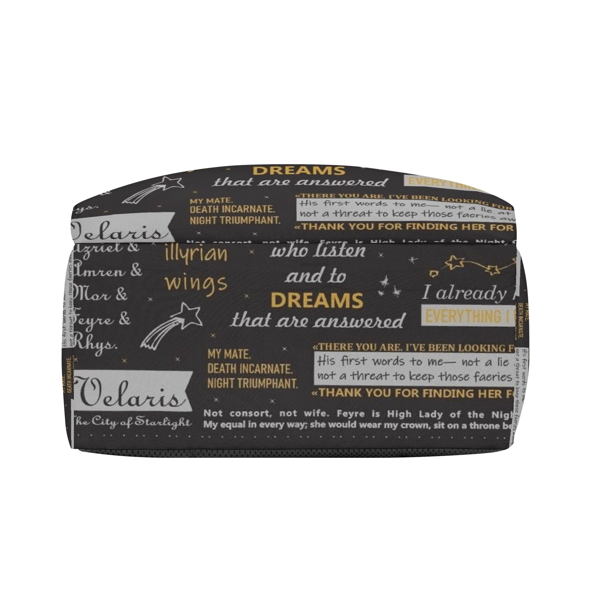 ACOTAR Backpack, Velaris Inspirational Quotes Backpack, Book Lover Gift BPVLR32