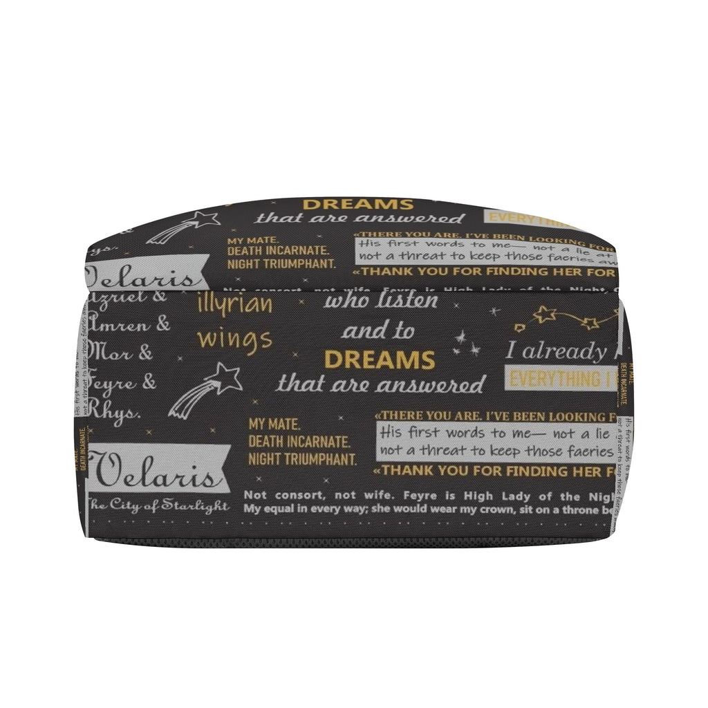 ACOTAR Backpack, Velaris Inspirational Quotes Backpack, Book Lover Gift BPVLR32