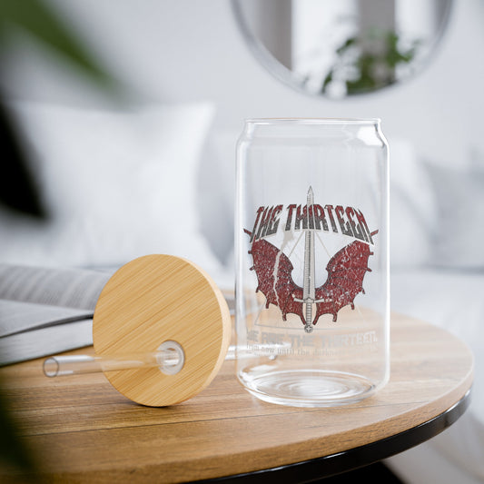 We Are The Thirteen Throne of Glass Tumbler Bookshelf Decor Iced Coffee Cup Officially Licensed Sarah J Maas Merch Officially Licensed GLVLR34