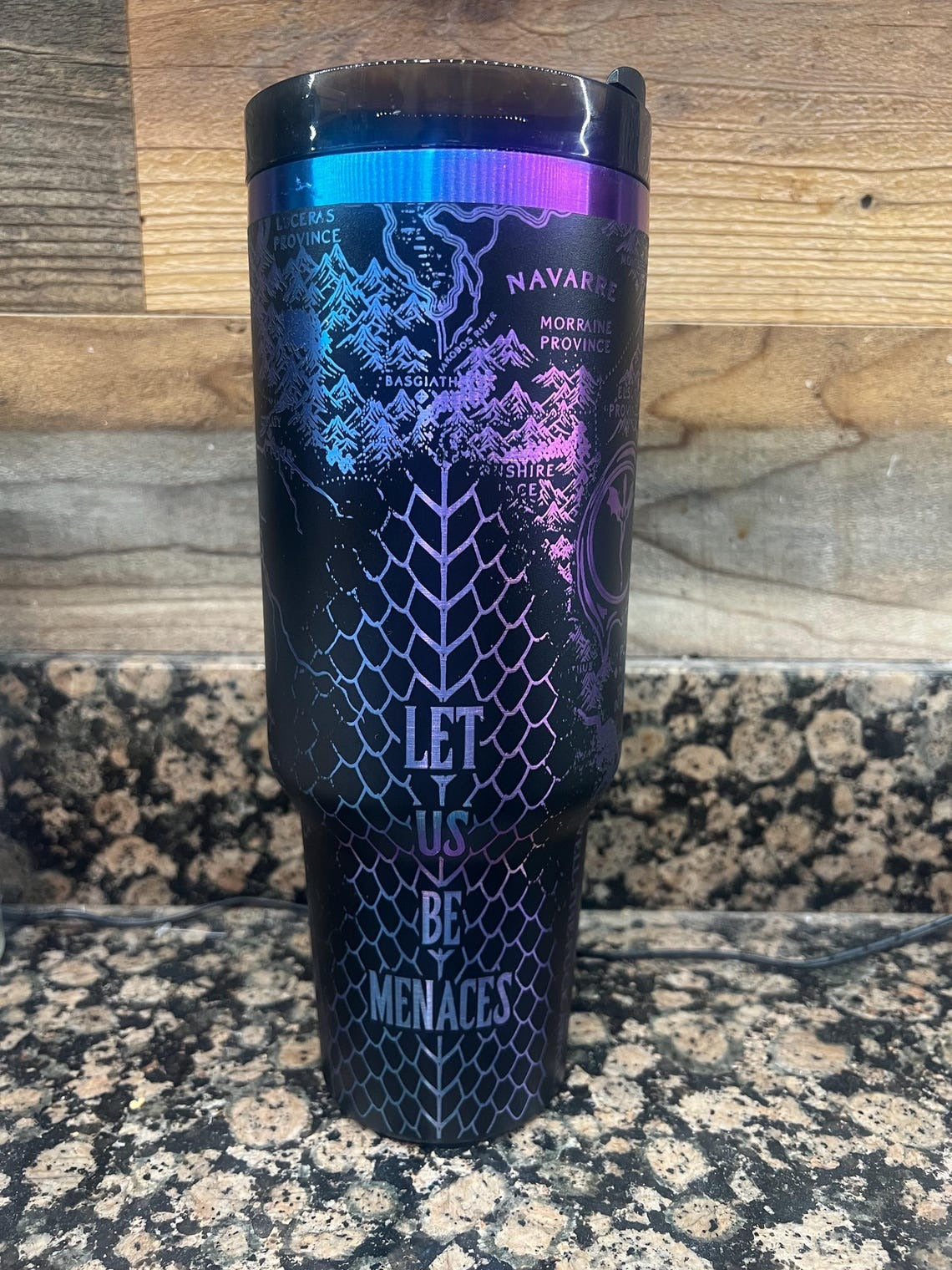 Onyx Storm Book Tumbler 30oz/40oz, Brave The Storm Tumbler, The Empyrean Tumbler. VLR41