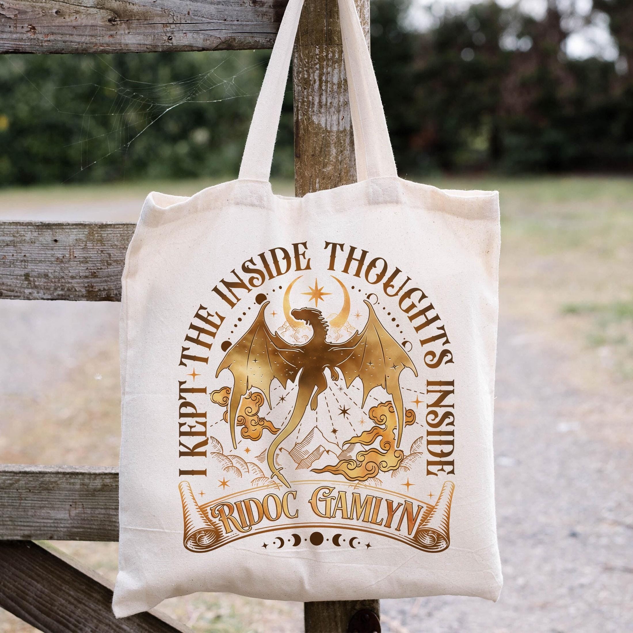 Ridoc Gamlyn Canvas Tote Bag, I Kept The Inside Thoughts Inside Shirt, Onyx Storm Bag, Book Lover Tote Bag, Quest Squad Onyx Storm TBVLR37