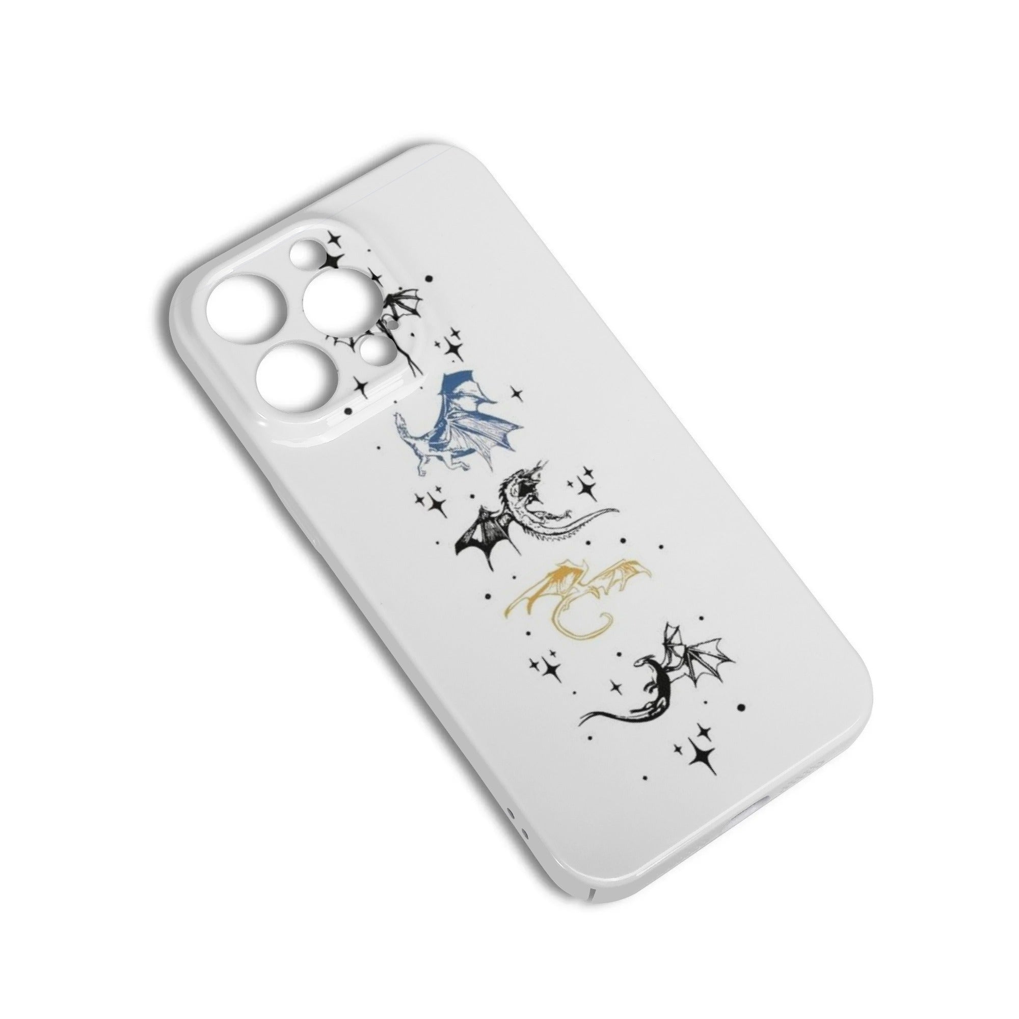 Phone Case Minimalist Dragon Line Art Inspired Fourth Wing, Fourth Wing Phone Case, Fantasy Novel iPhone Cover, Book Lover Gift  PCVLR37