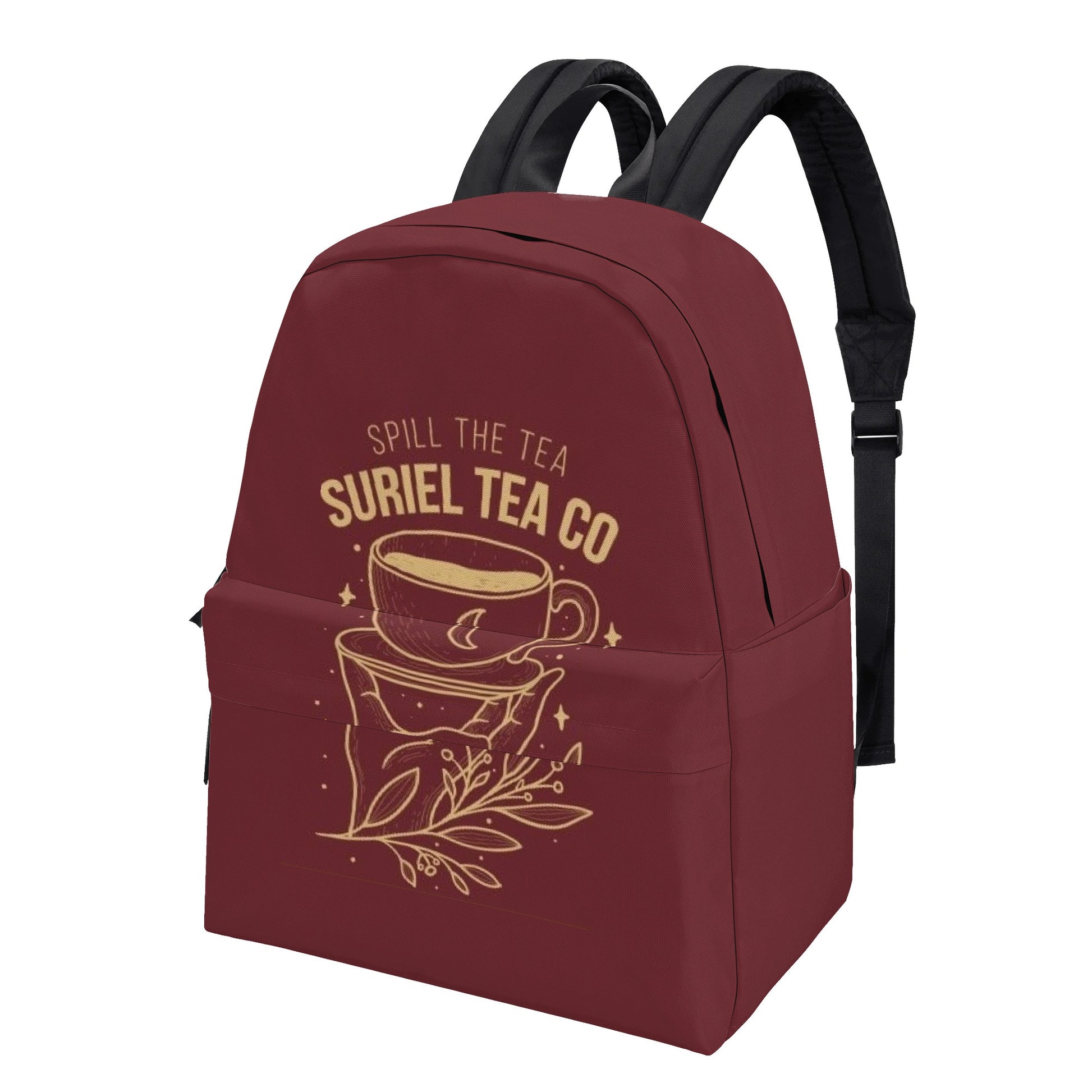 Suriel Tea Co Backpack, ACOTAR Inspirational Quotes Backpack, Book Lover Gift BPVLR34