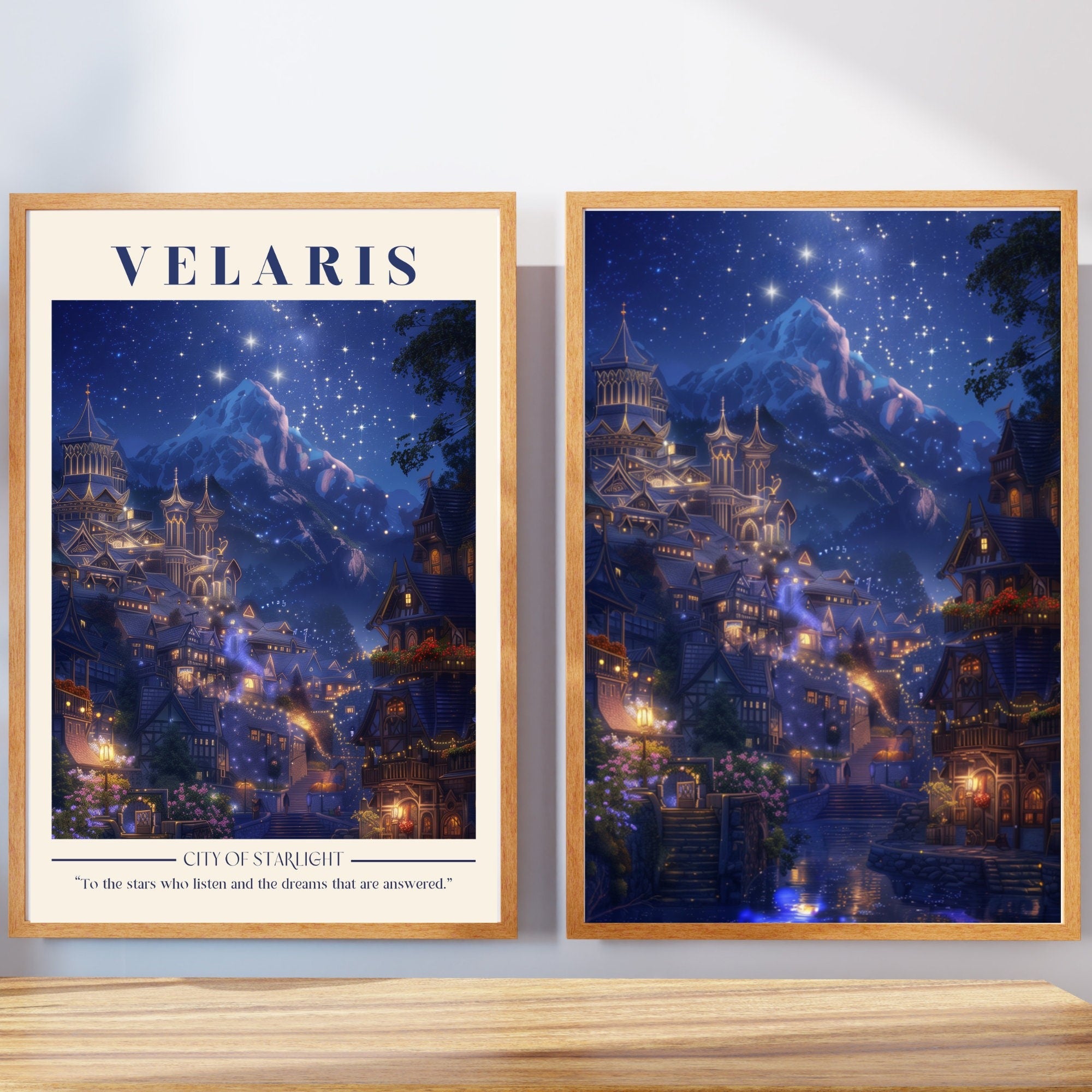 Velaris City of Starlight Poster, ACOTAR Wall Art, Night Court Poste, Sarah J Maas Printable Quote, Booklovers VLRP23