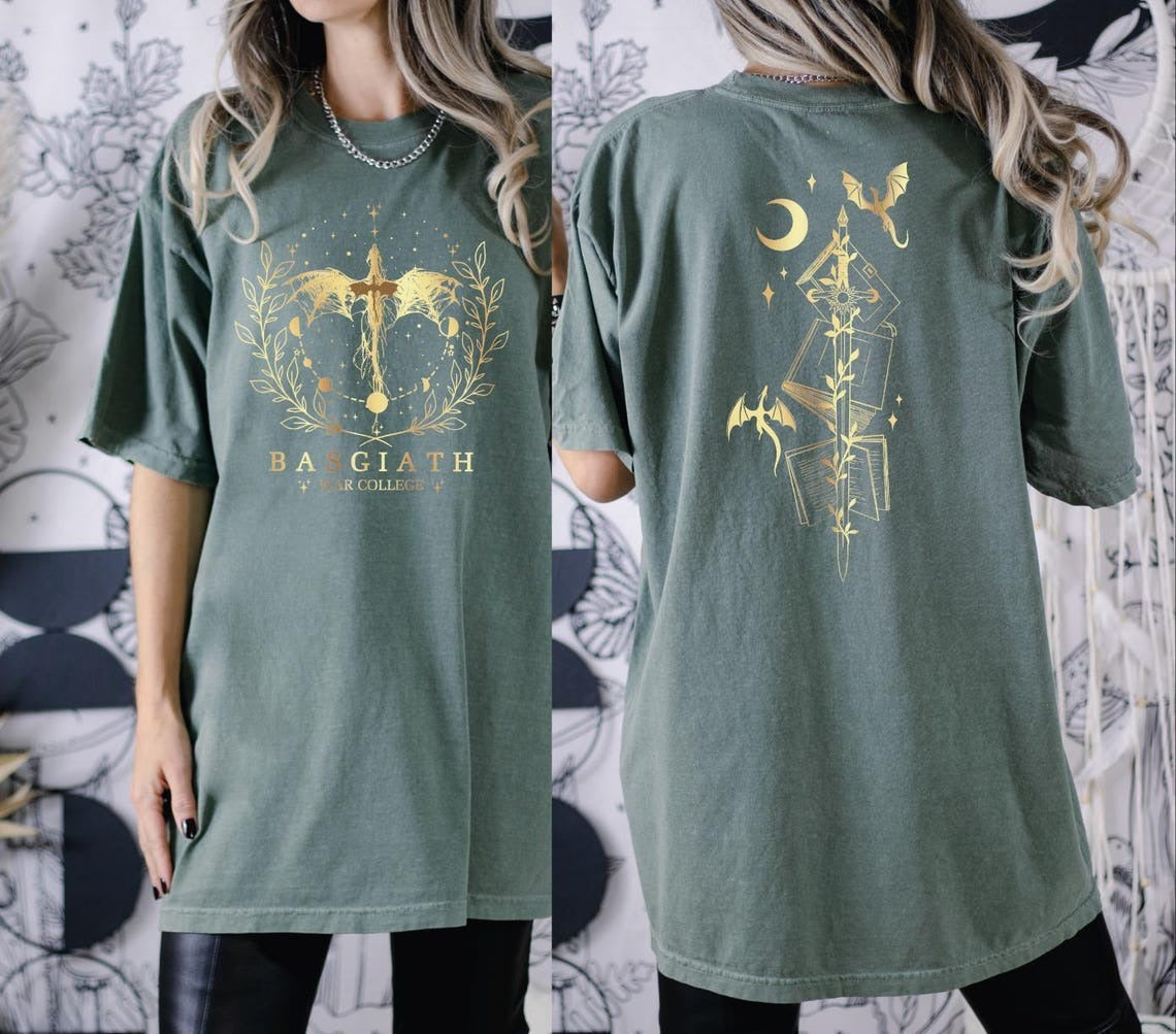 Fourth Wing Dragon Rider Comfort Colors Shirt, Riders Quadrant Shirt, Basgiath Shirt. CFVLR02