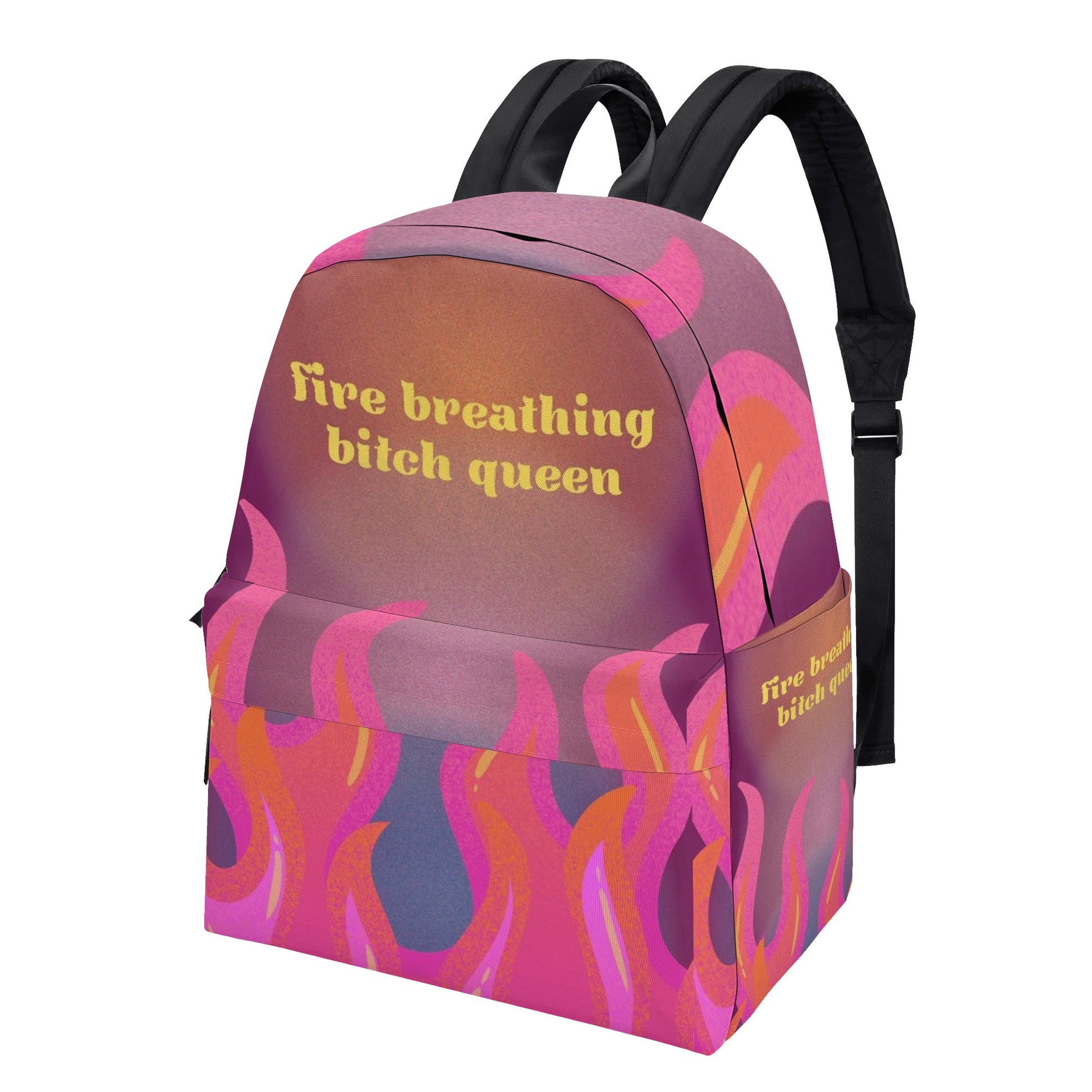 Throne Of Glass Backpack, Fire breathing bitch queen Backpack, Fantasy Aesthetic Book Lover Gift. BPVLR03