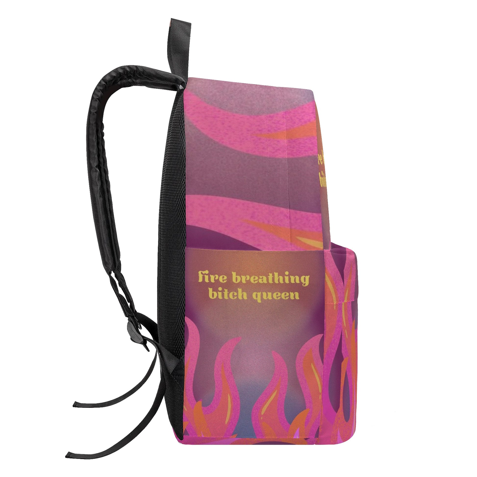 Throne Of Glass Backpack, Fire breathing bitch queen Backpack, Fantasy Aesthetic Book Lover Gift. BPVLR03