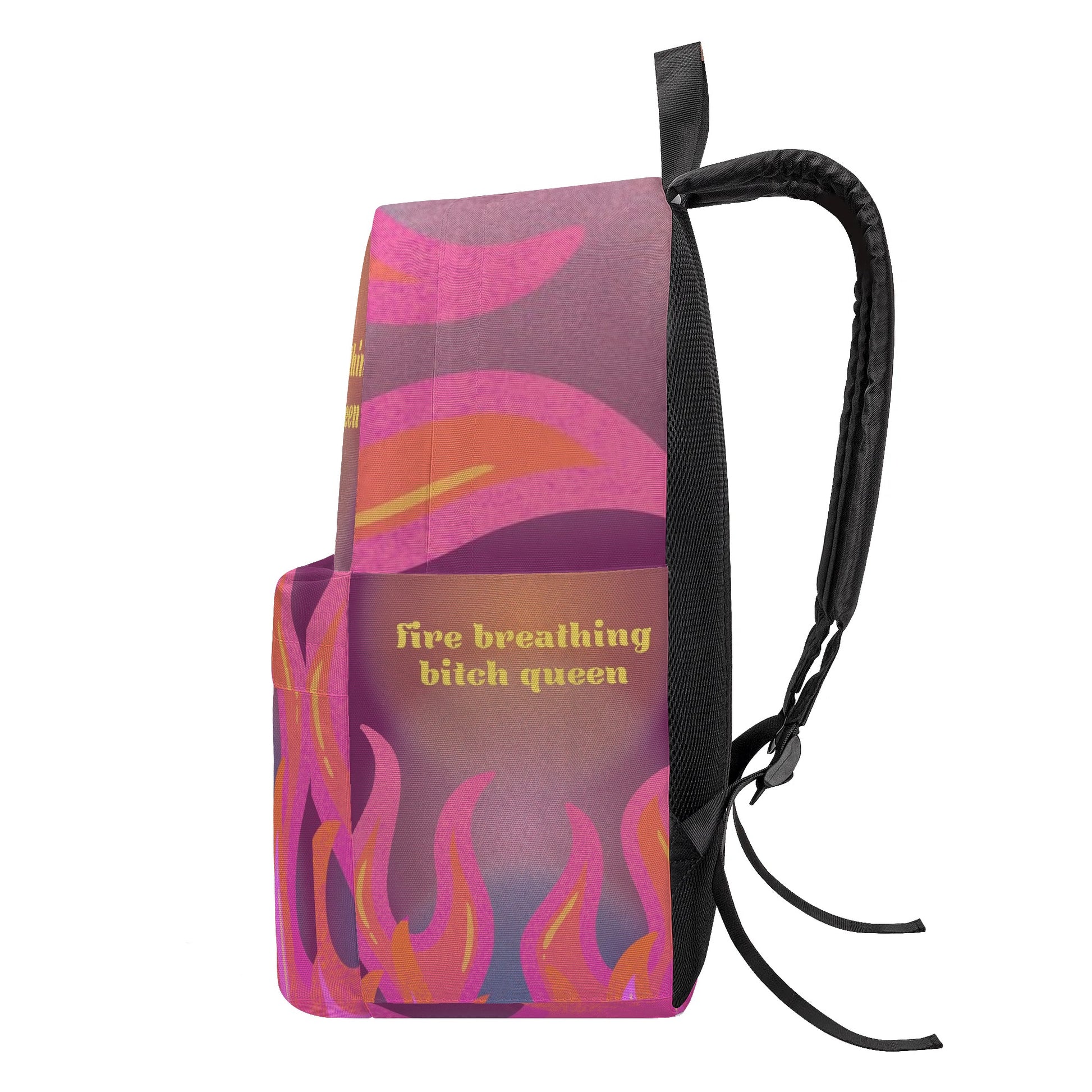 Throne Of Glass Backpack, Fire breathing bitch queen Backpack, Fantasy Aesthetic Book Lover Gift. BPVLR03