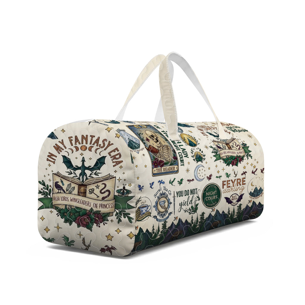 Velaris Duffel Bag, Night Court Weekender Bag, ACOTAR Inspired Travel Bag, Fantasy Book Lover Gift, QTBVLR03