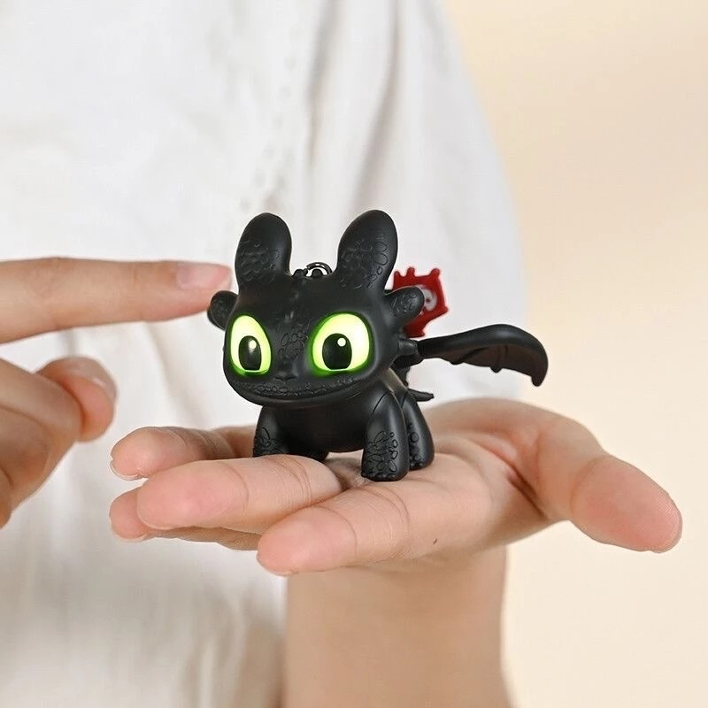 The Enchanted Night Dragon Companion A Mini Glowing Keychain for Dragon Lovers