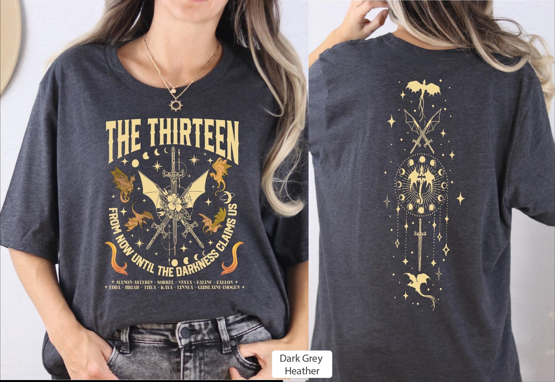 The Thirteen Throne Of Glass Shirt, Comfort Colors We Are The Thirteen Shirt, Until The Darkness Claims Us Shirt,Tog Manon Shirt CFVLR74