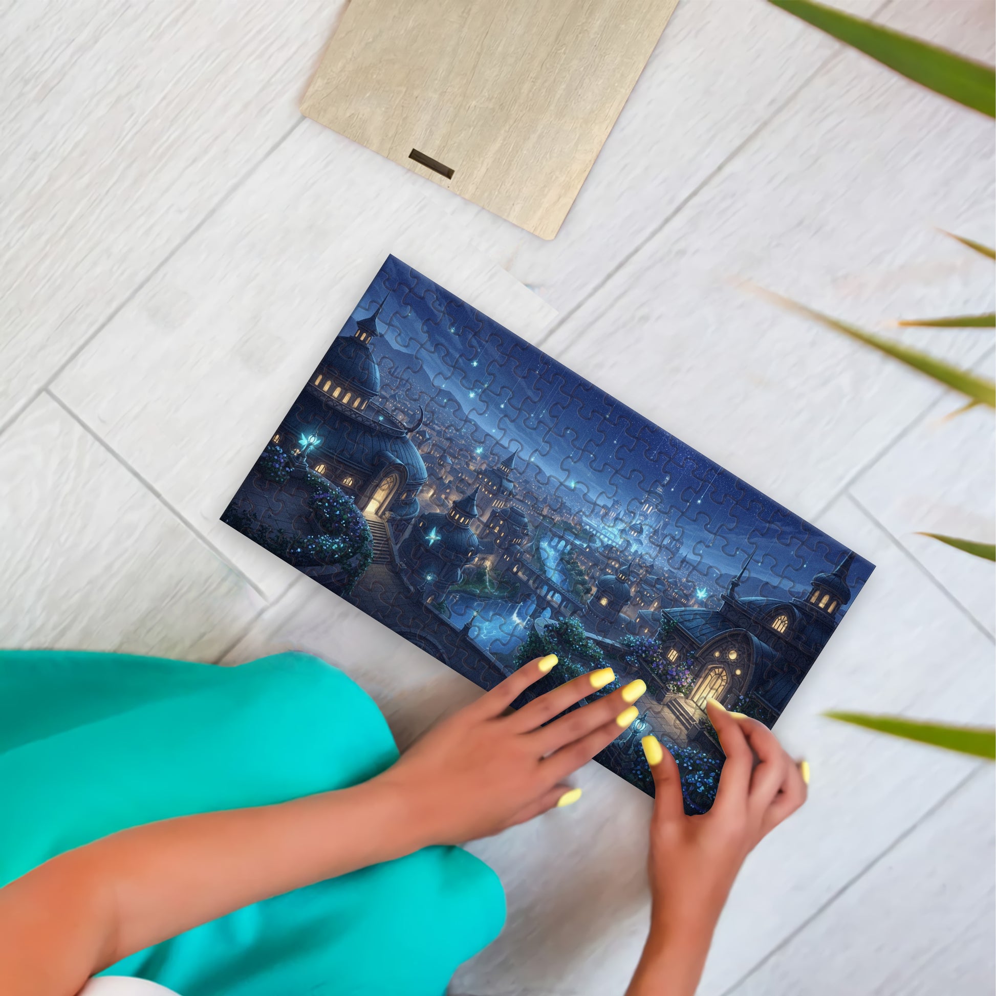 Velaris Puzzle ACOTAR City of Starlight, Fantasy Wooden Jigsaw Puzzle Bookish Gift for Sarah J Maas Fans PVLR04