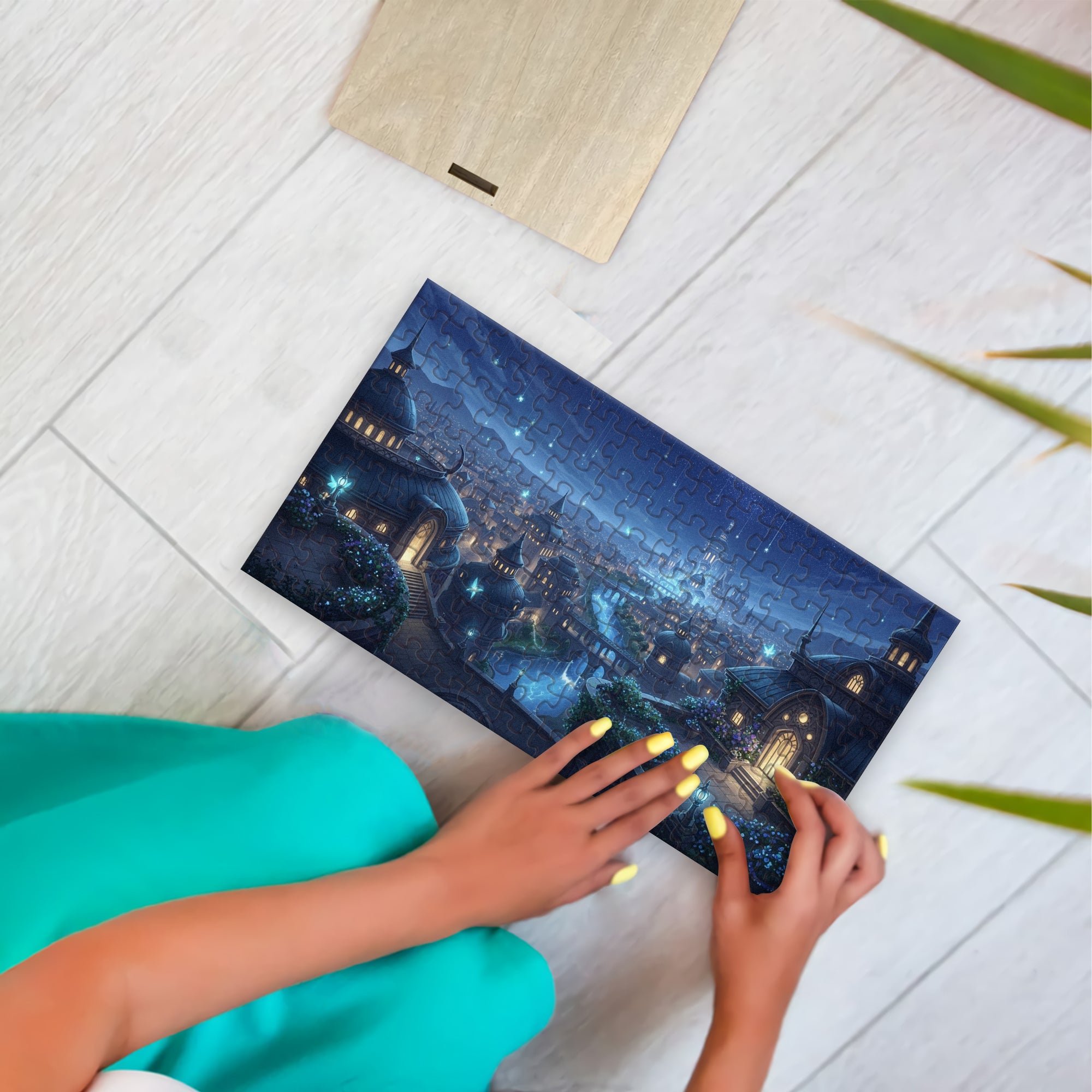 Velaris Puzzle ACOTAR City of Starlight, Fantasy Wooden Jigsaw Puzzle Bookish Gift for Sarah J Maas Fans PVLR04