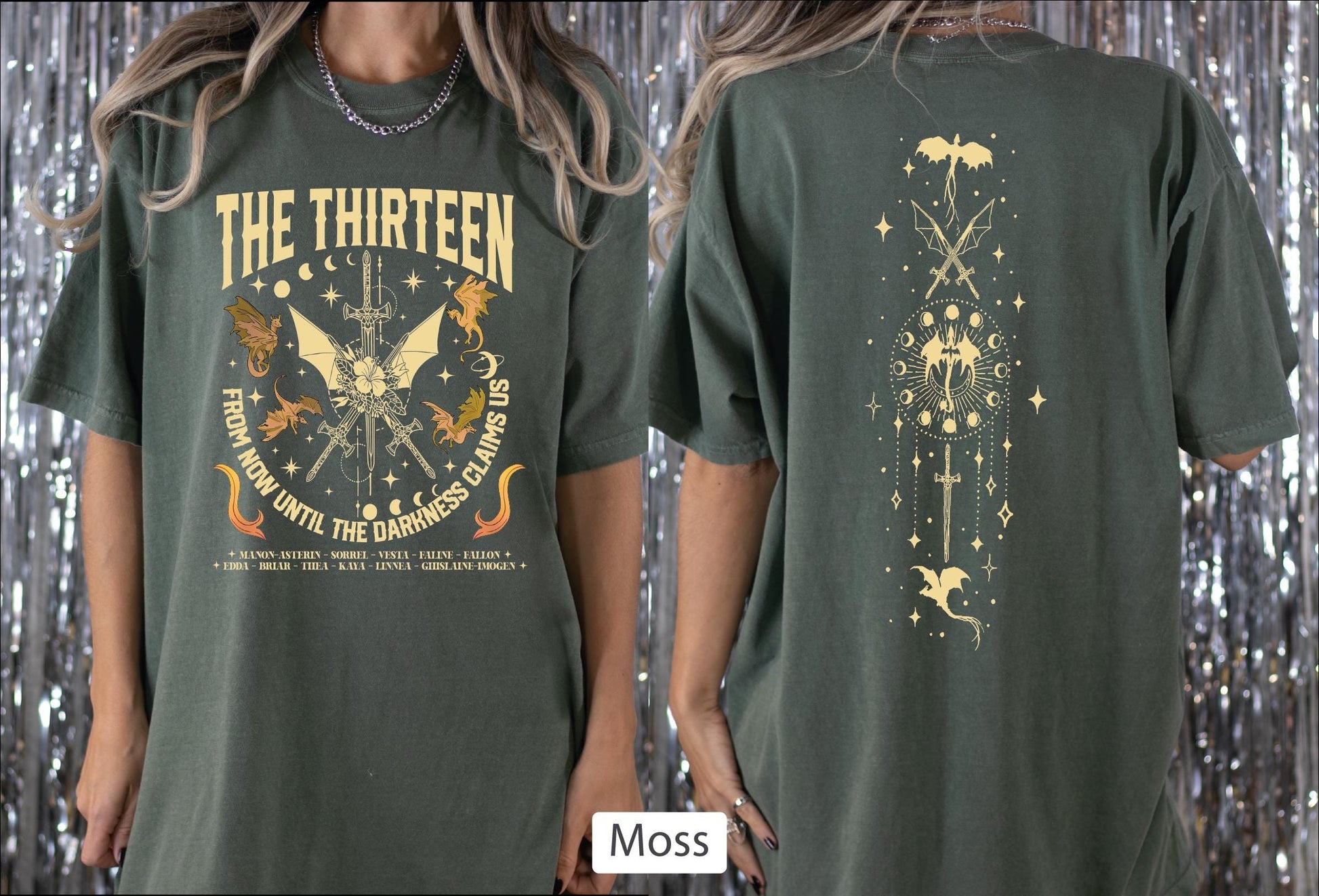 The Thirteen Throne Of Glass Shirt, Comfort Colors We Are The Thirteen Shirt, Until The Darkness Claims Us Shirt,Tog Manon Shirt CFVLR74