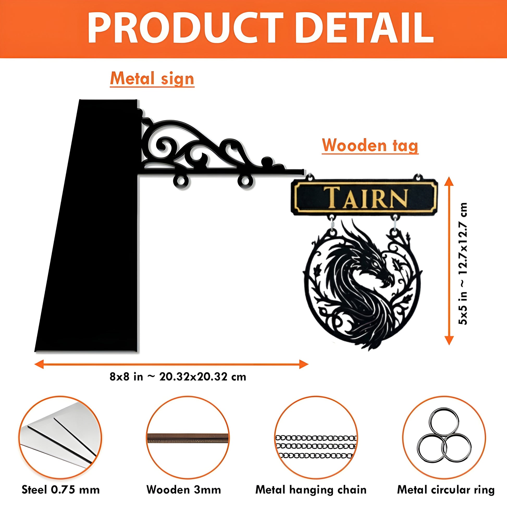 Tairn Dragon Book Tavern Sign, Fourth Wing Inspired Wooden Book Tracker, Fantasy Dragon Wall Hanging, Basgiath Decor, Gift for Book Lovers BSVLR24