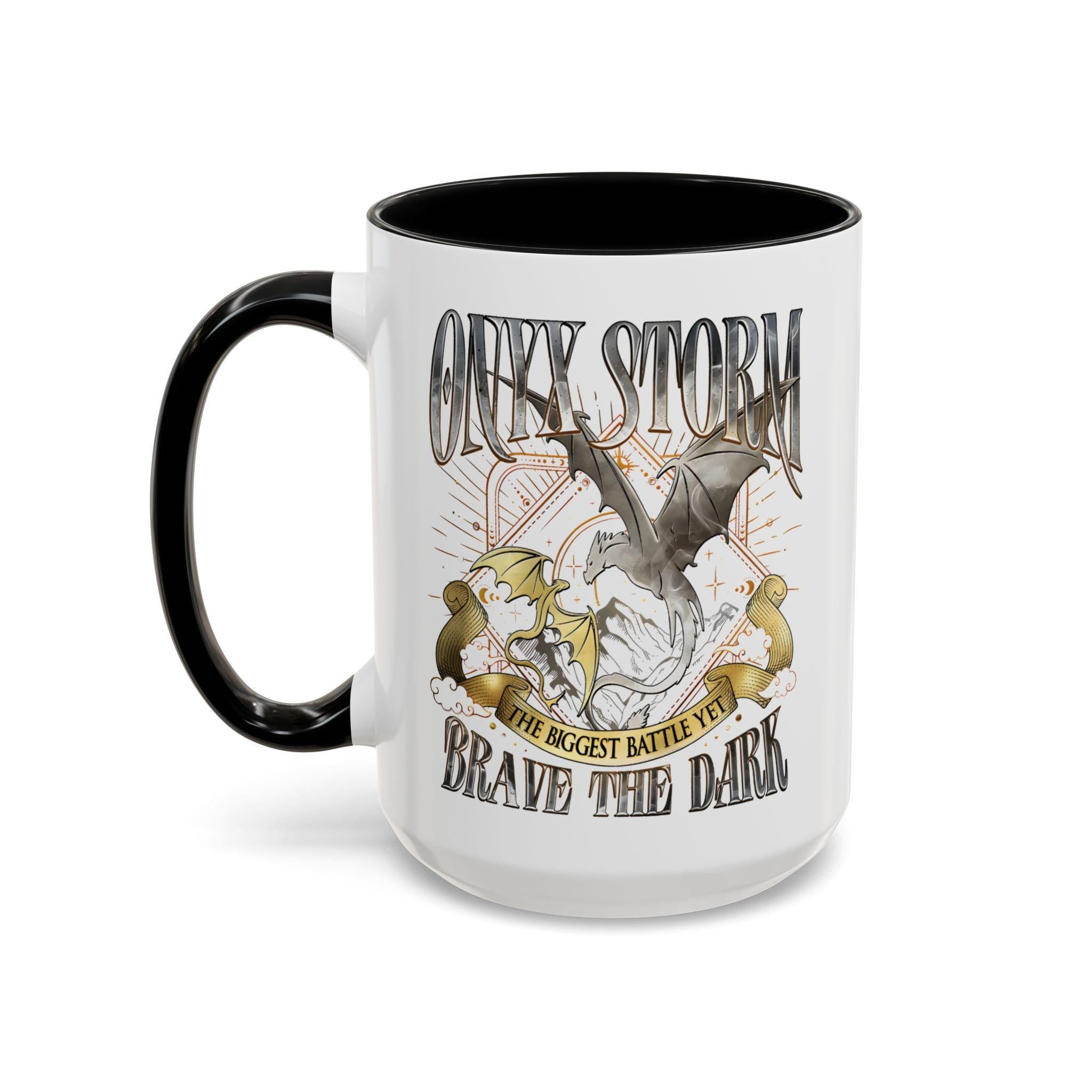 Fourth Wing Mug, Onyx Storm, Basgiath Mug, Dragons Tairn Andarna Dragon Rider War College Bookish Gift Readers Violet Sorrengail Bookish Mug MGVLR41