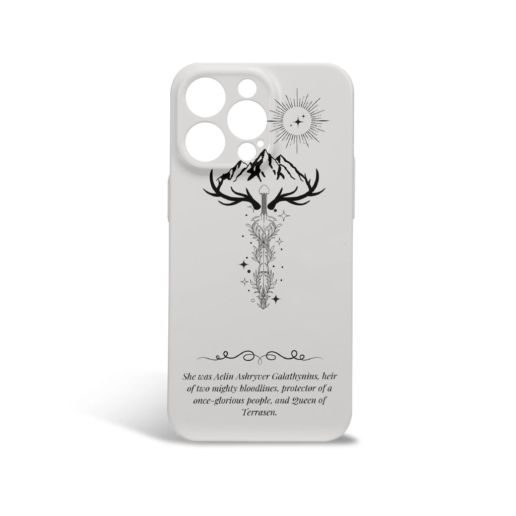 Phone Case Aelin Galathynius Quote Design Inspired TOG, Throne Of Glass Phone Case, Fantasy Novel iPhone Cover, Book Lover Gift  PCVLR40
