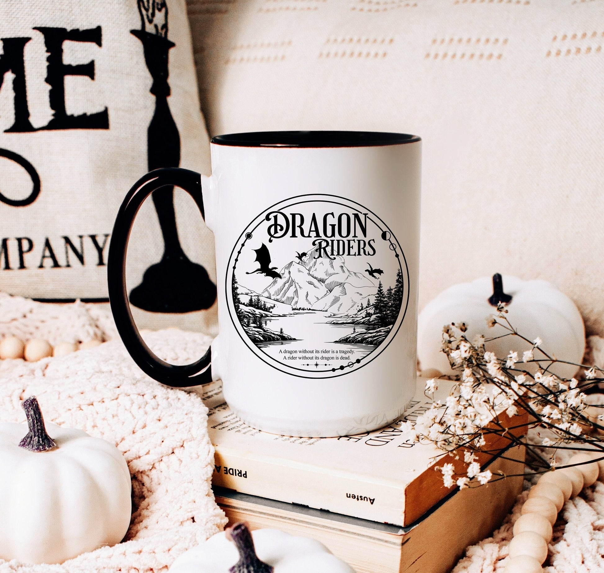 Fourth Wing Mug, Fantasy Readers Mug, Basgiath War College, Book Lover Mug, Dragon Fantasy Mug, Fantasy Romance Reader, Bookish Merch MGVLR43